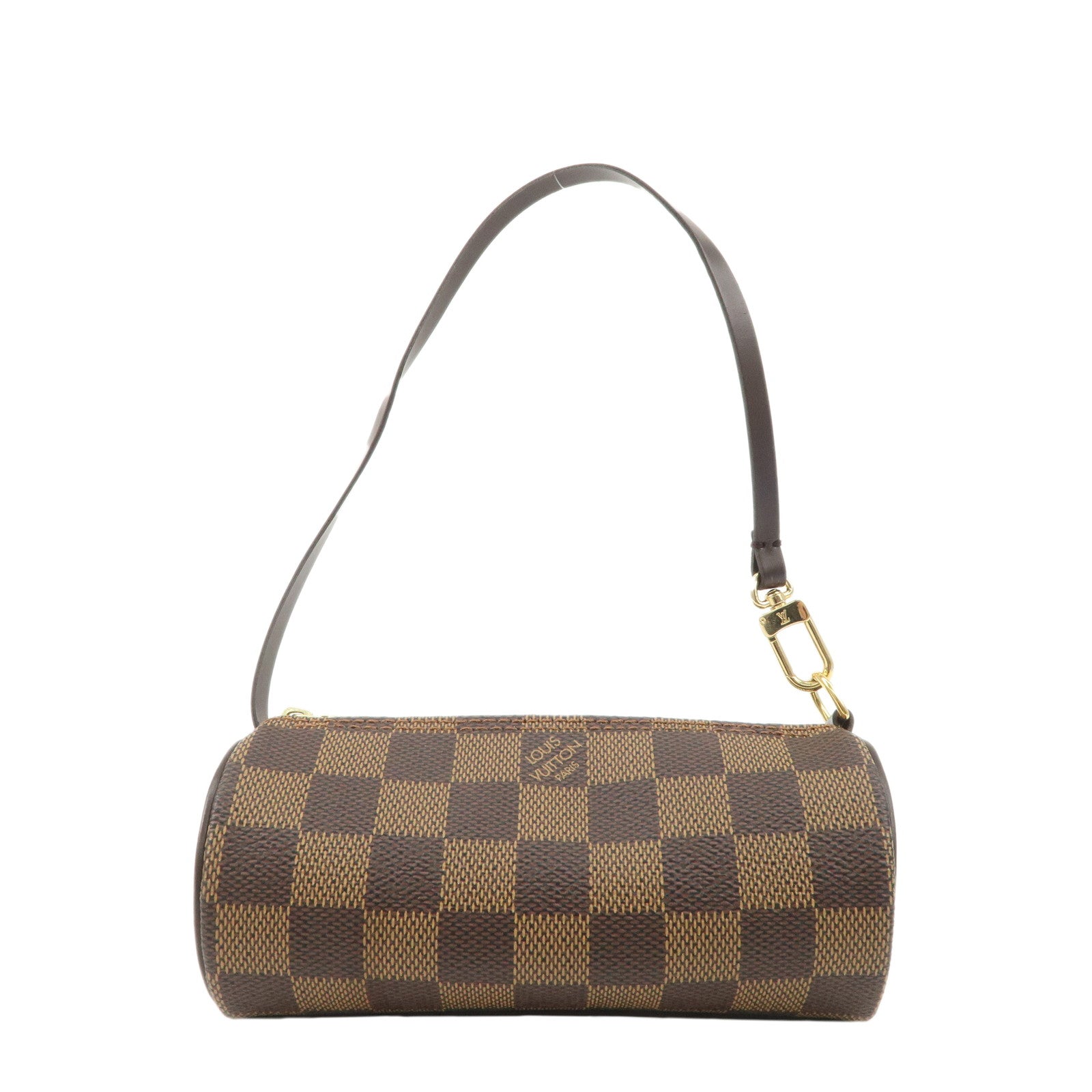 Louis-Vuitton-Damier-Ebene-Mini-Pouch-for-Papillon-Bag-Brown