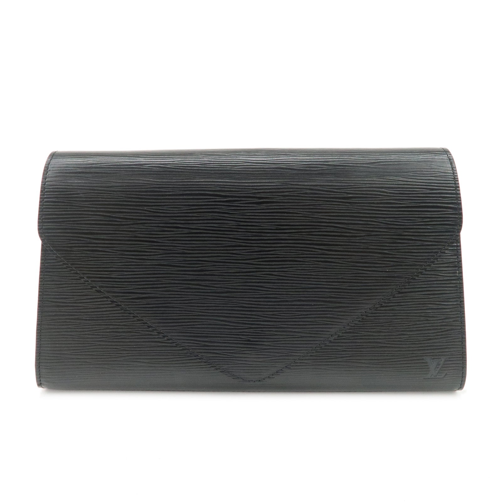 Louis-Vuitton-Epi-Arts-Deco-Clutch-Bag-Purse-Noir-M52632