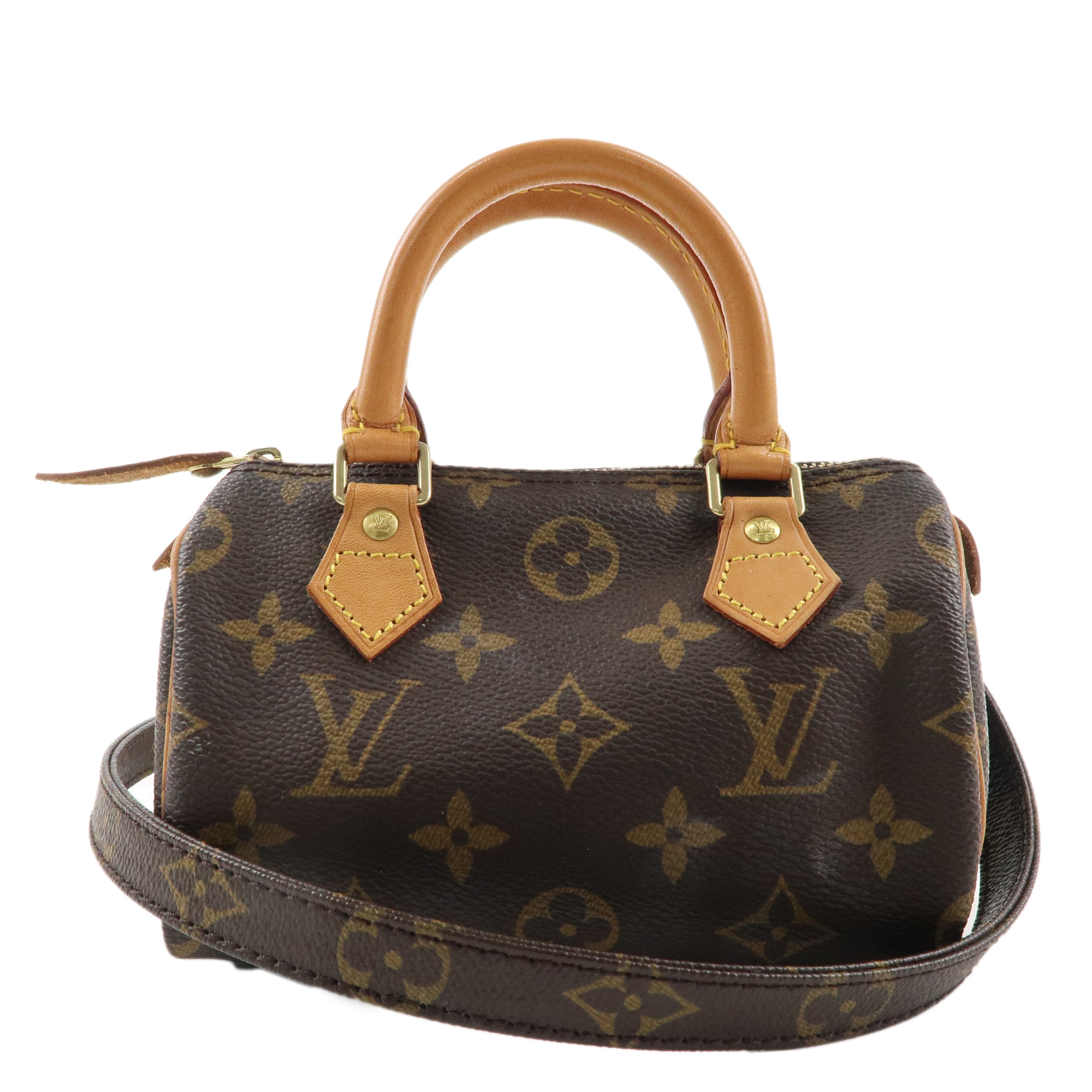 Louis Vuitton Monogram Mini Speedy & Strap M41534 J75010