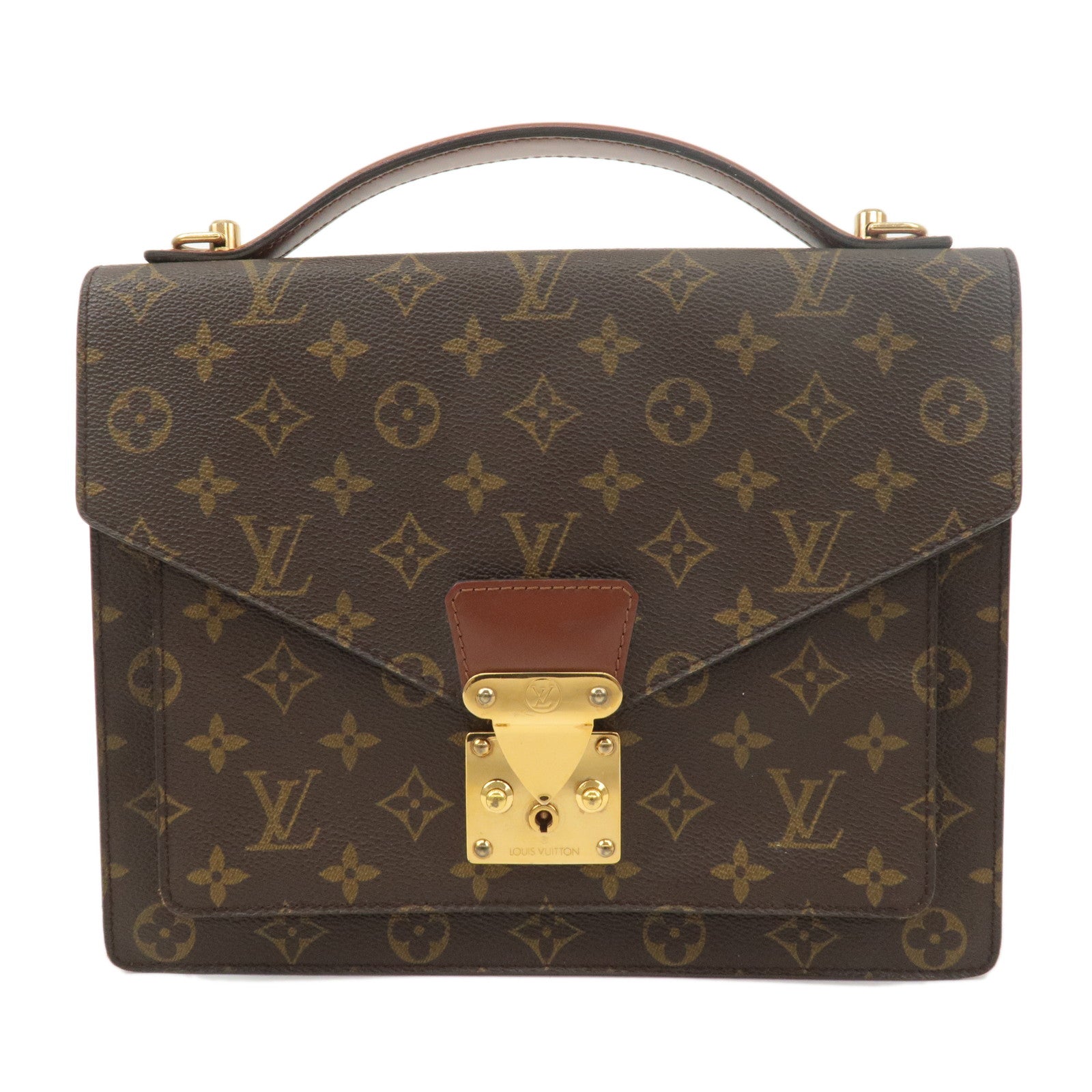 Louis Vuitton Monogram Monceau 28 Hand Bag Brief Case M51185