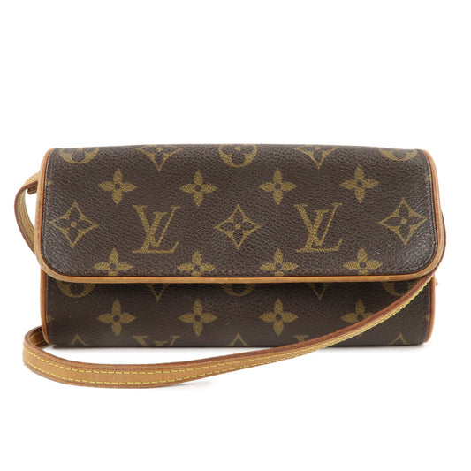Louis-Vuitton-Monogram-Pochette-Twin-PM-2Way-Bag-Brown-M51854