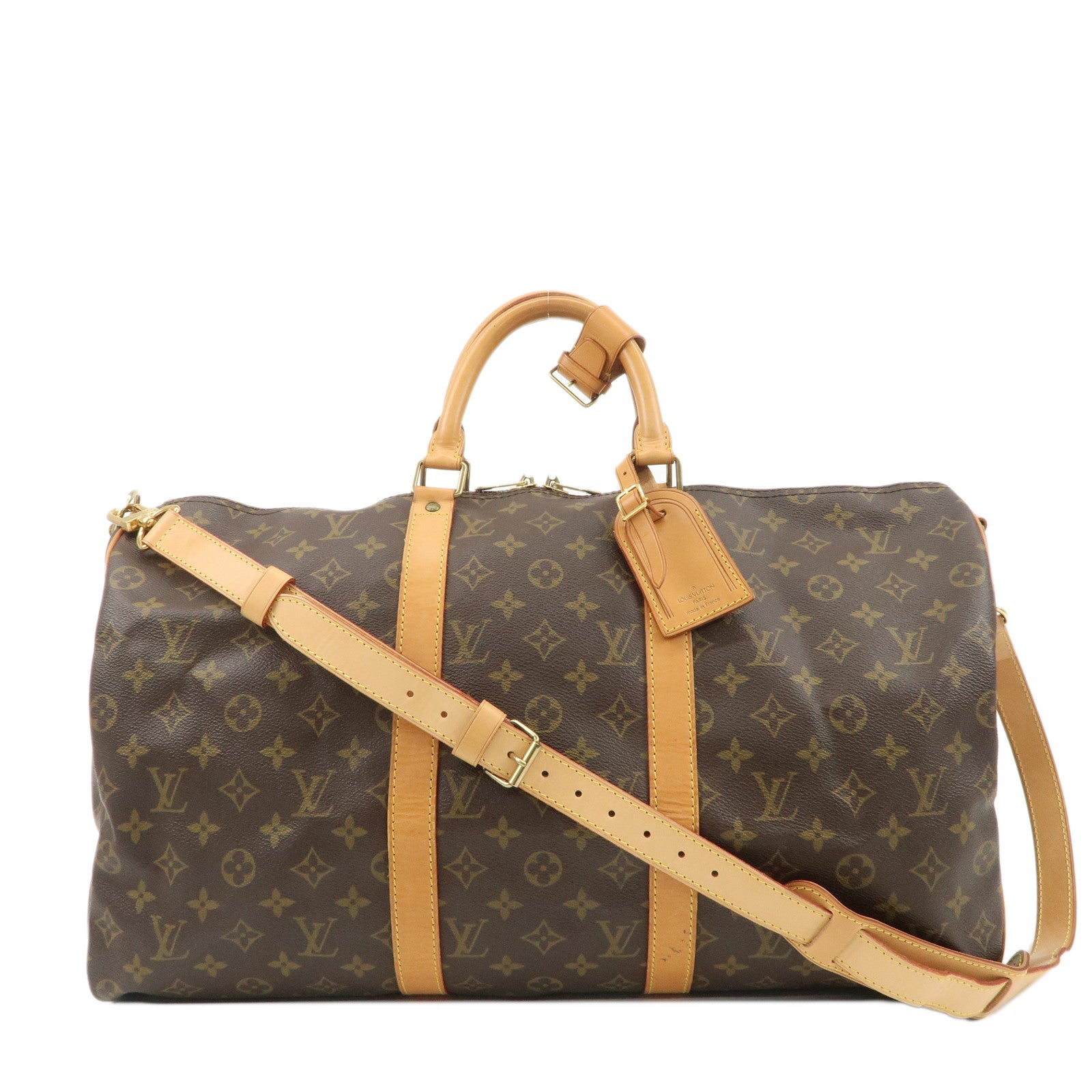 Louis-Vuitton-Monogram-Keep-All-Bandouliere-50-Boston-Bag-M41416