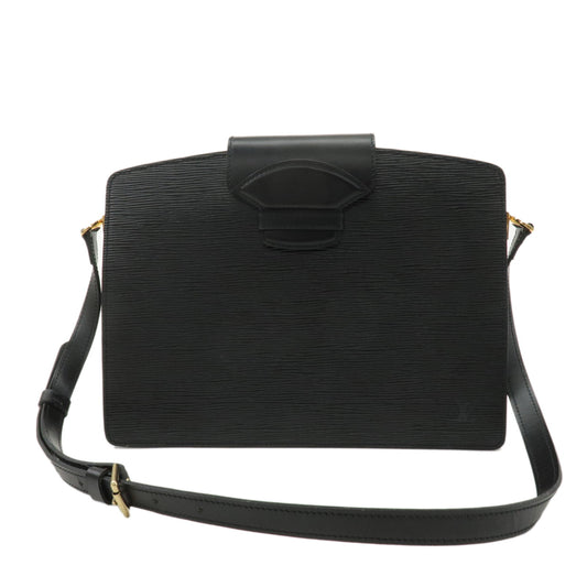 Louis-Vuitton-Epi-Leather-Courcelles-Shoulder-Bag-Noir-Black