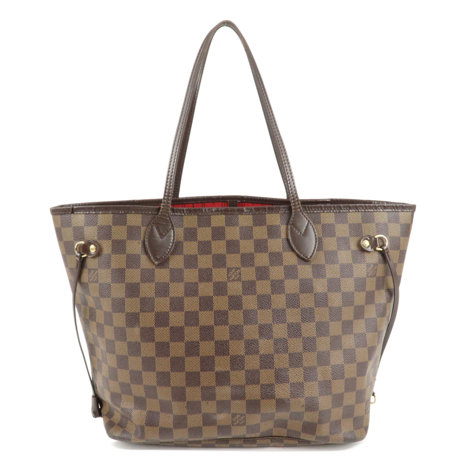 Louis-Vuitton-Damier-Neverfull-MM-Tote-Bag-Damier-Ebene-N51105