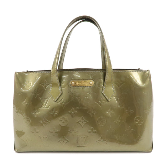 Louis-Vuitton-Monogram-Vernis-Wilshire-PM-Hand-Bag-Green-M91627