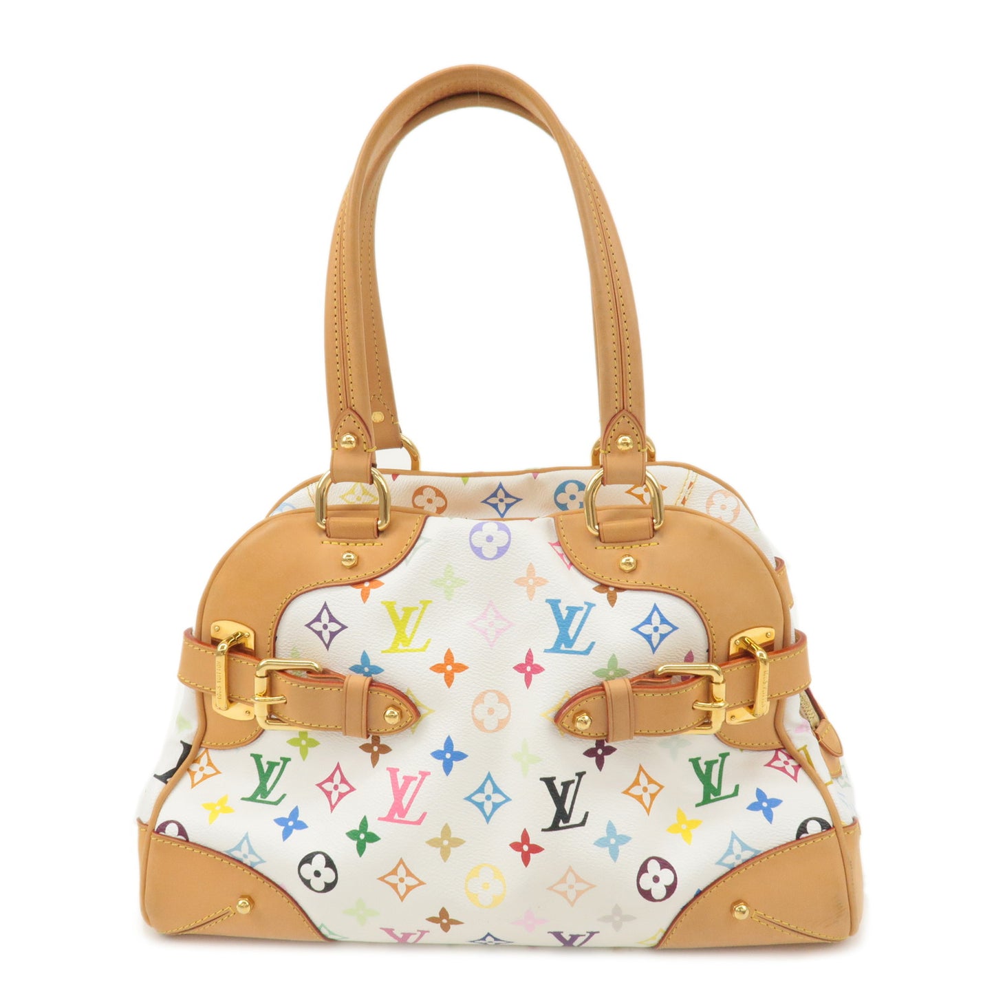Louis Vuitton Monogram Multi Color Claudia Hand Bag M40193