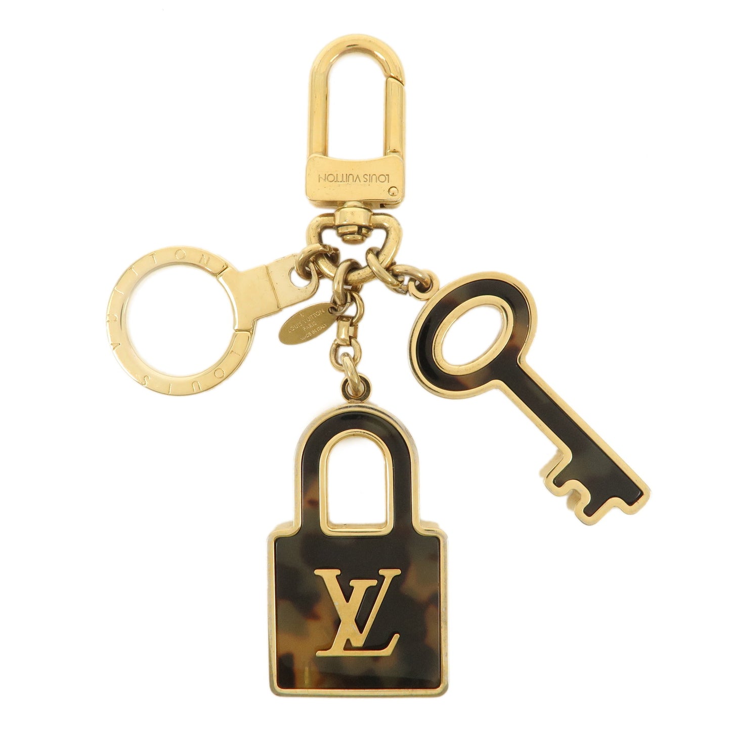 Louis-Vuitton-Porte-Cles-Confidence-Bag-Charm-Gold-M65088