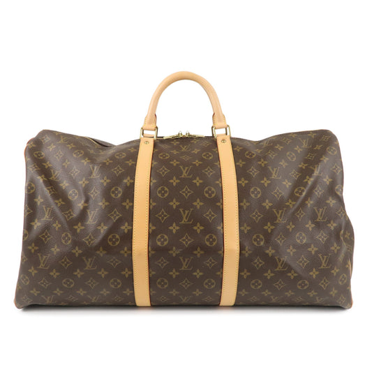 Louis-Vuitton-Monogram-Keepall-60-Boston-Bag-Brown-M42422