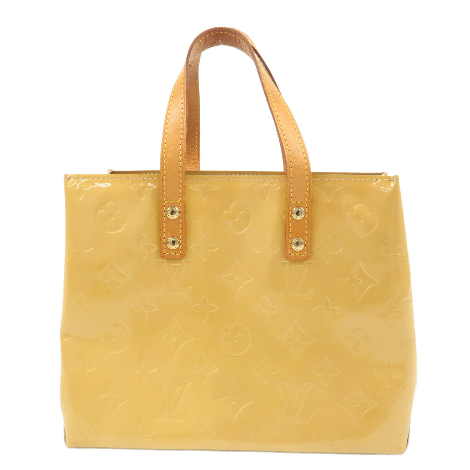 Louis-Vuitton-Monogram-Vernis-Lead-PM-Hand-Bag-Soft-Beige-M91144