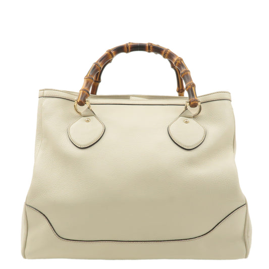 GUCCI-Bamboo-Leather-Hand-Bag-Ivory-282317