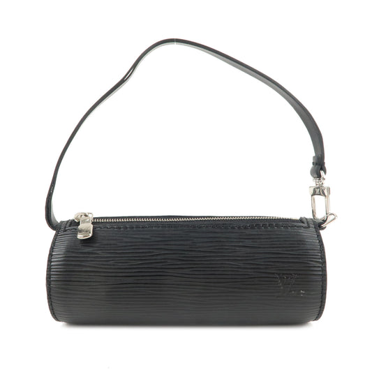 Louis-Vuitton-Epi-Mini-Pouch-For-Soufflot-Hand-Bag-Noir-Black