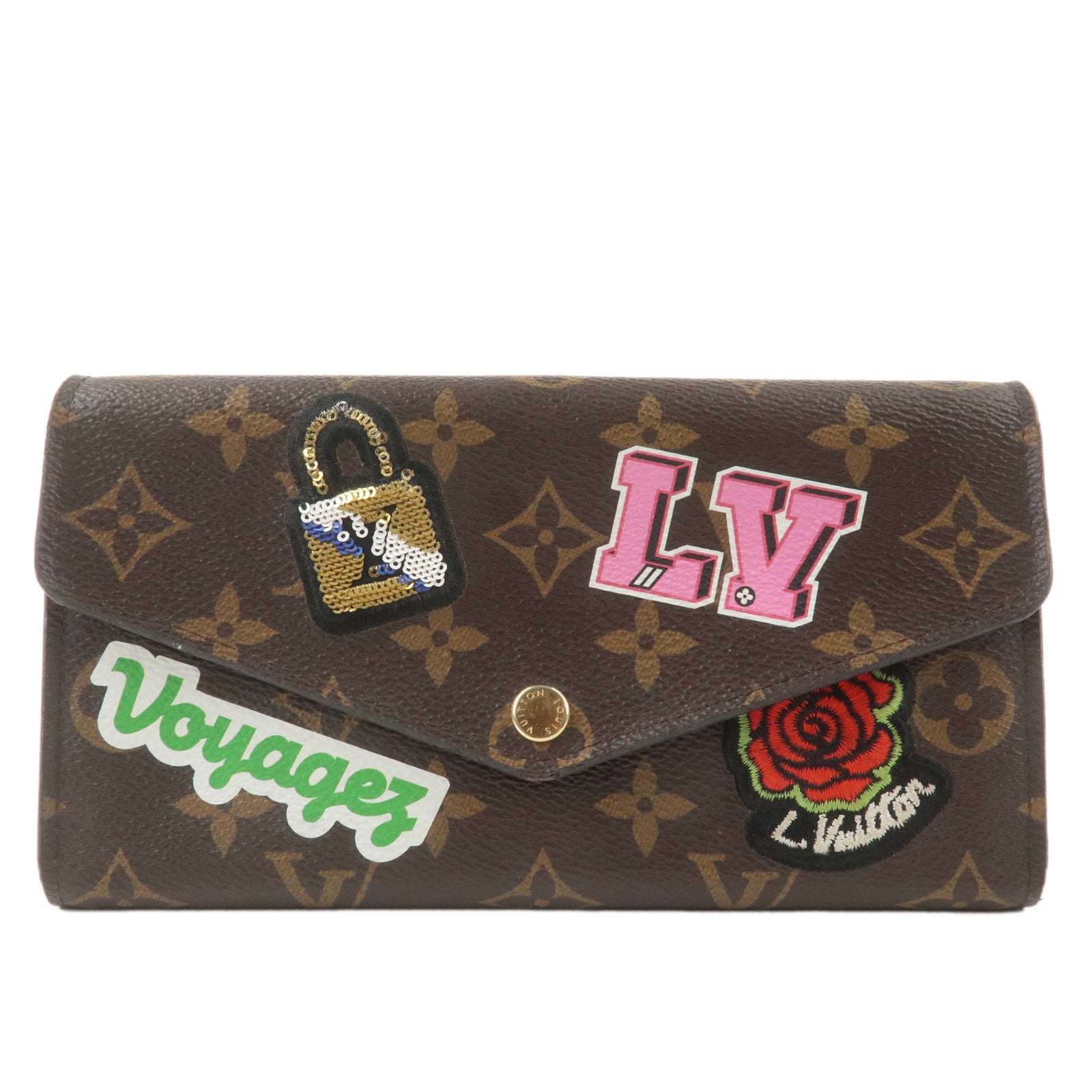 Louis-Vuitton-Monogram-Patchies-Portefeuille-Sarah-M63318