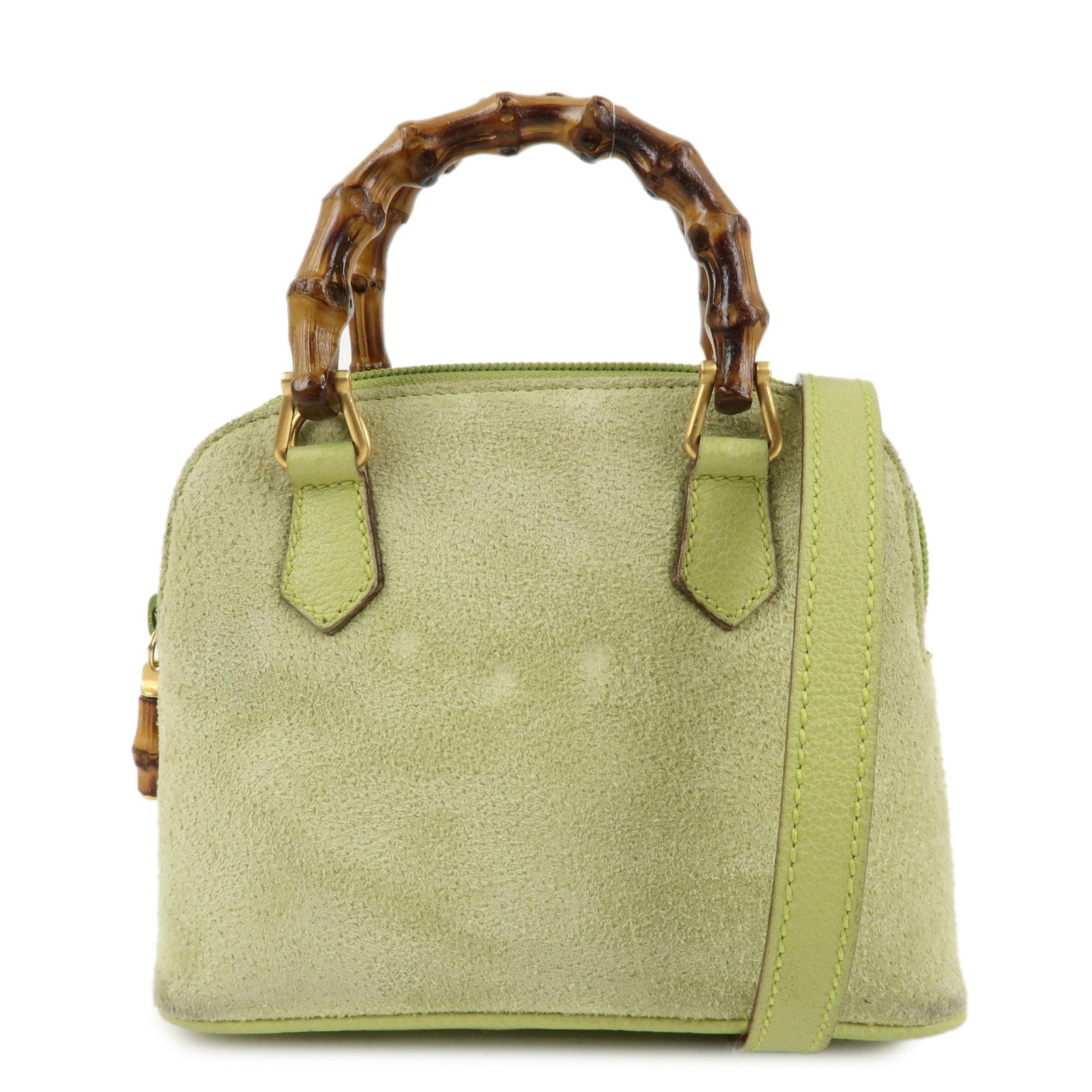 GUCCI-Bamboo-Suede-Leather-2WAY-Shoulder-Bag-Green-007.2032