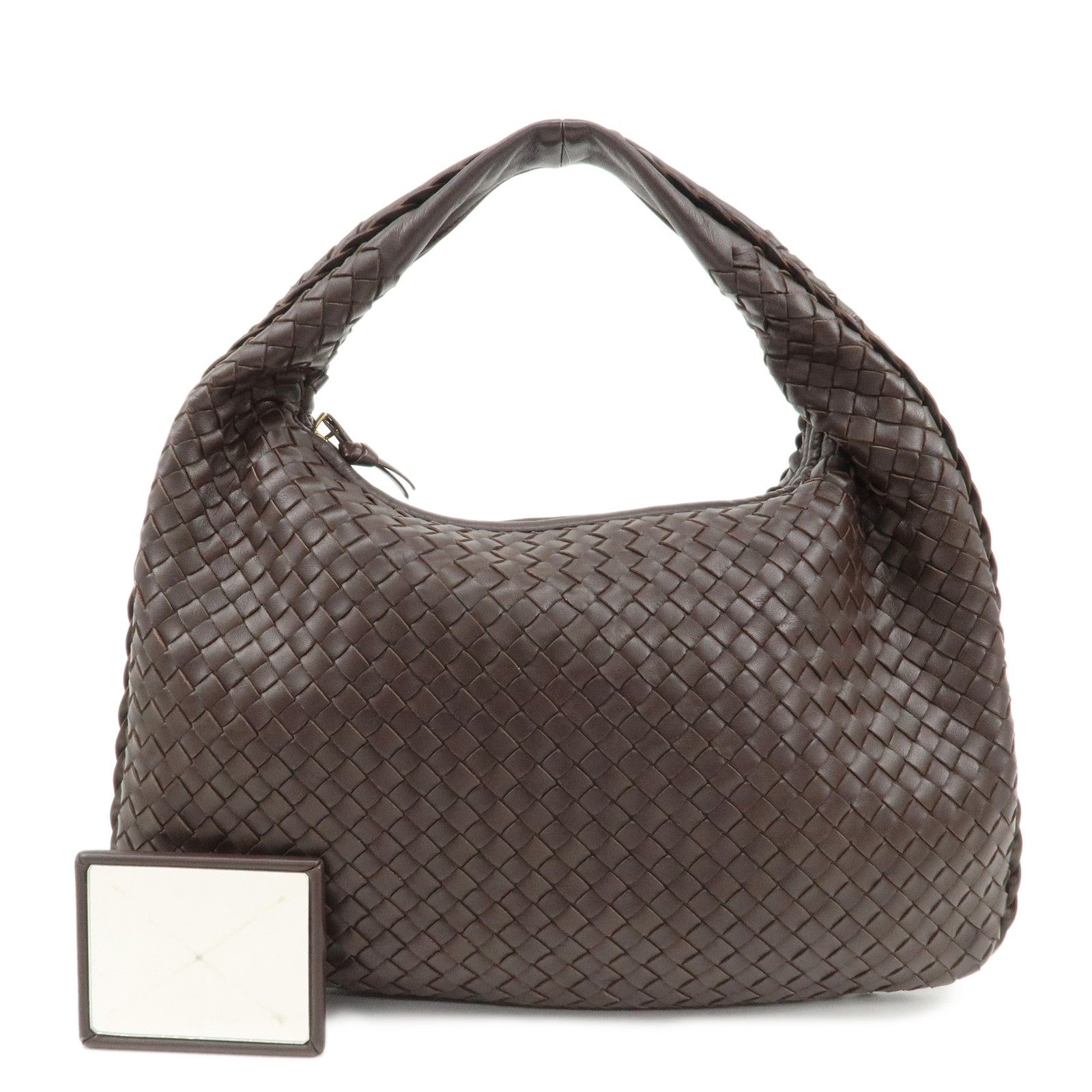 BOTTEGA-VENETA-Hobo-Intrecciato-Leather-Shoulder-Bag-115653