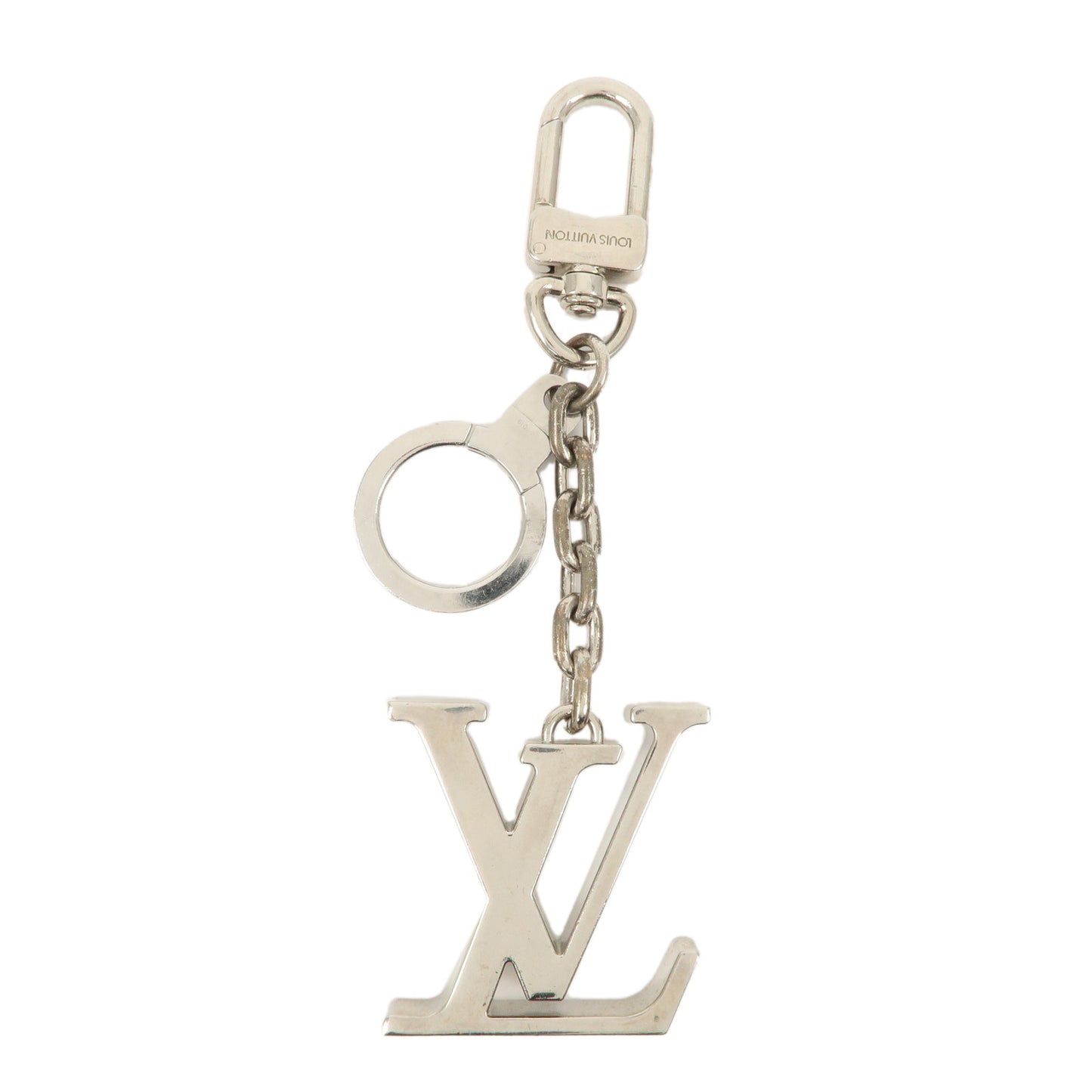 Louis-Vuitton-Porte-Cles-Initial-LV-Bag-Charm-Silver-M65071