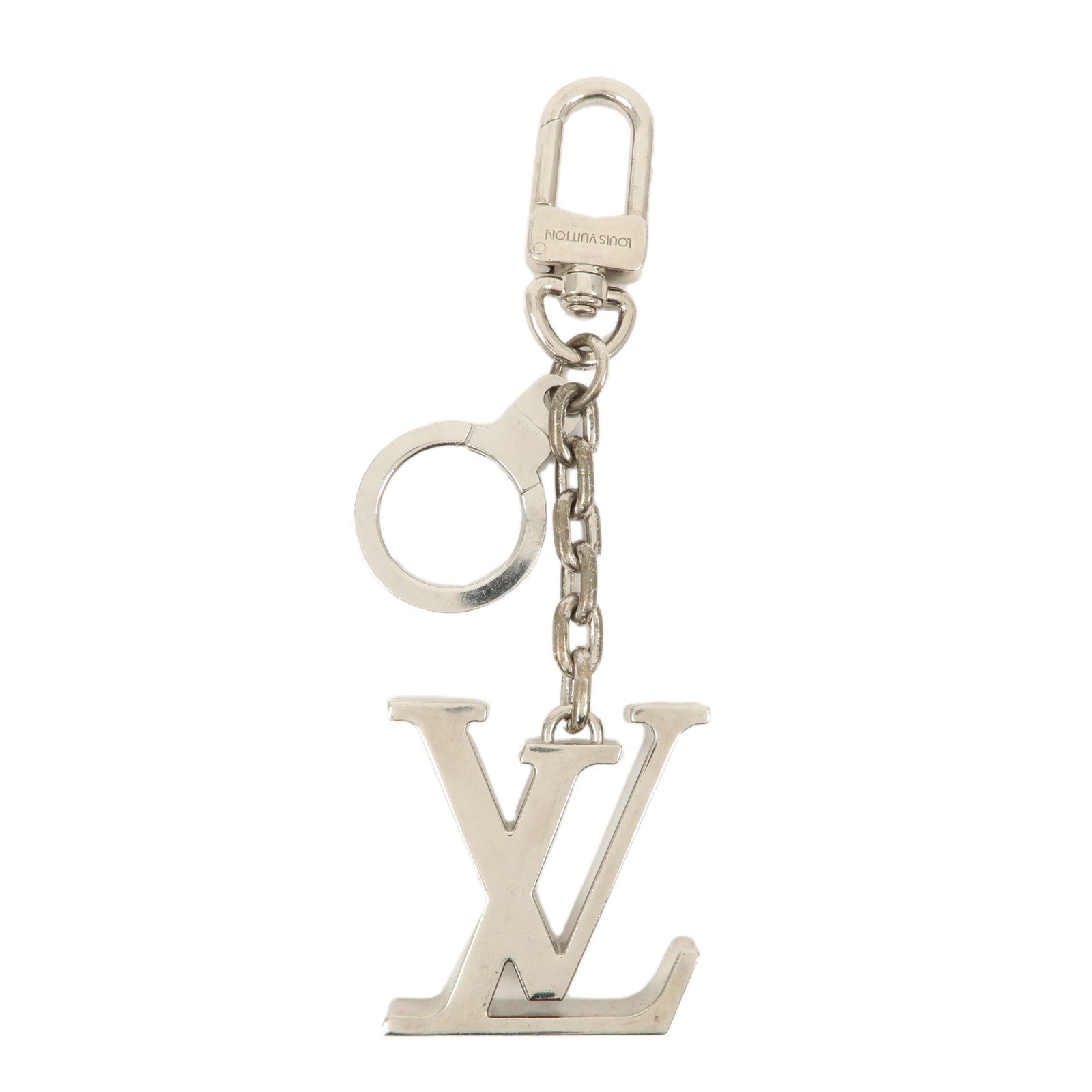 Louis-Vuitton-Porte-Cles-Initial-LV-Bag-Charm-Silver-M65071