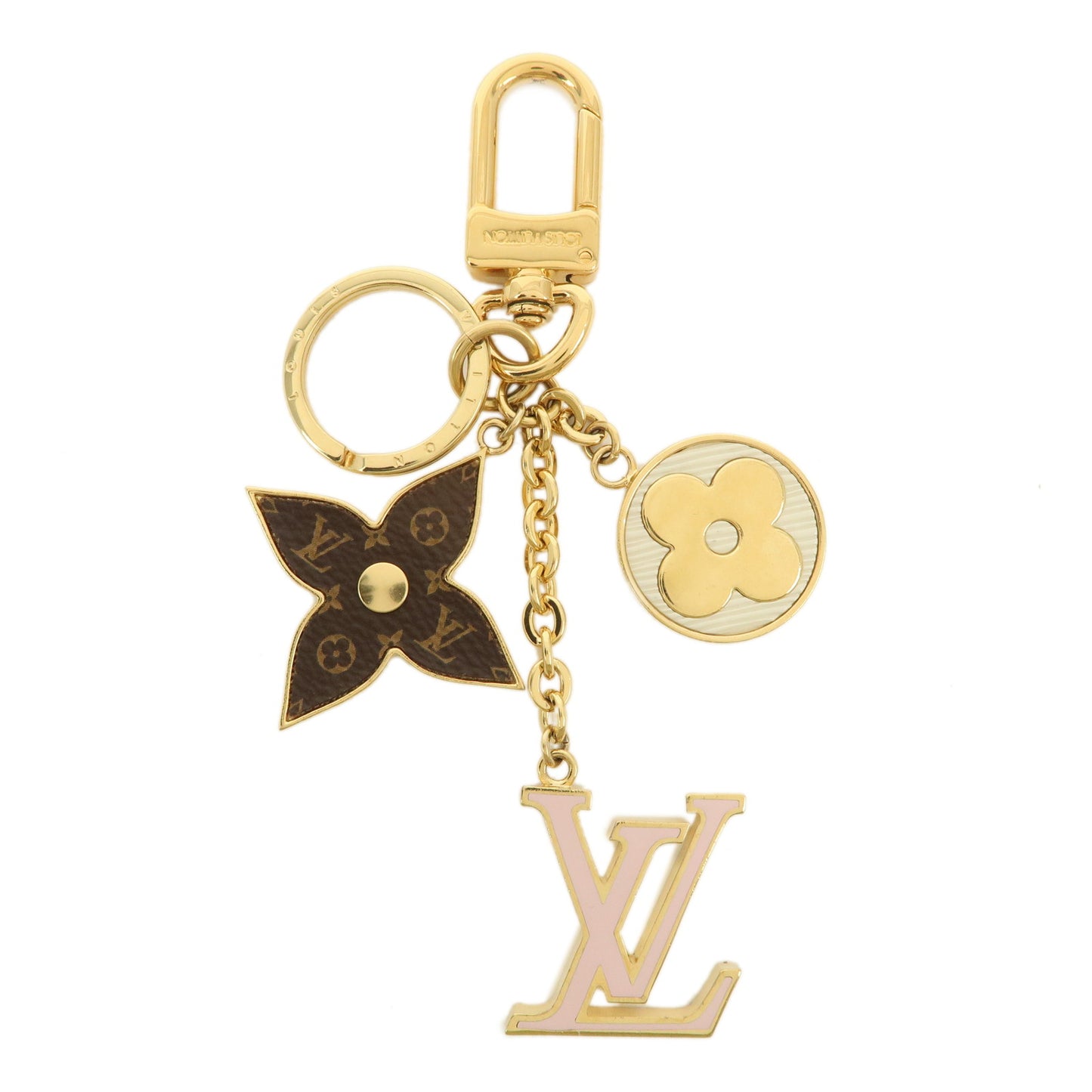 Louis Vuitton Porte Cles Spring Street Bag Charm Gold M69008