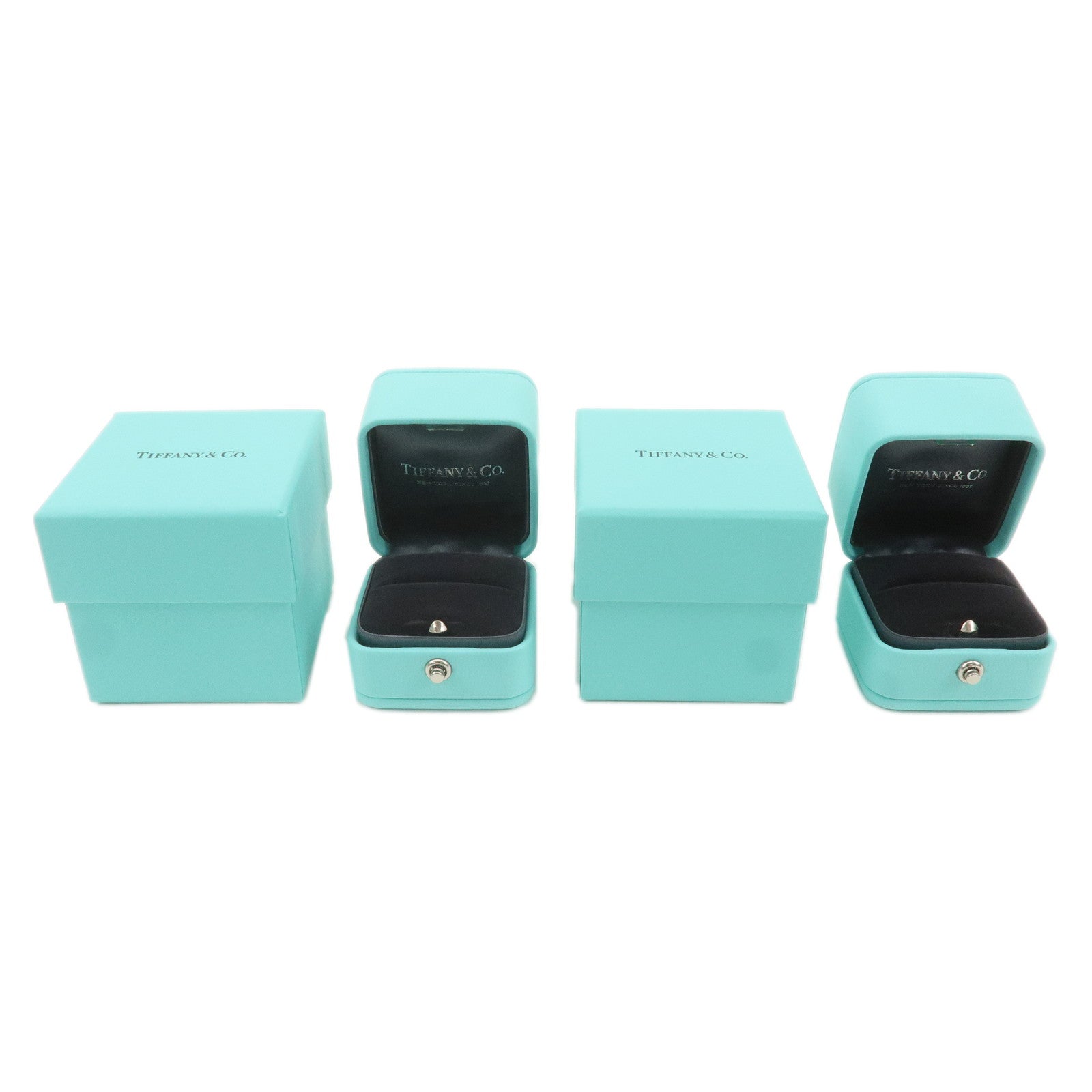 Tiffany&Co.-Set-of-2-Jewelry-Box-For-Ring-Tiffany-Blue