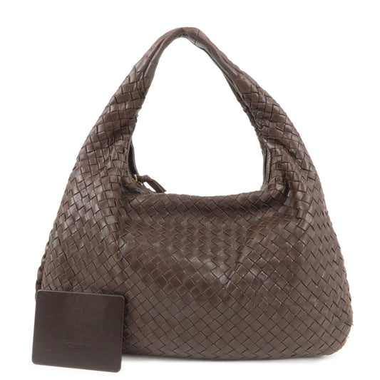 BOTTEGA-VENETA-Hobo-Intrecciato-Leather-Shoulder-Bag-Brown-115653