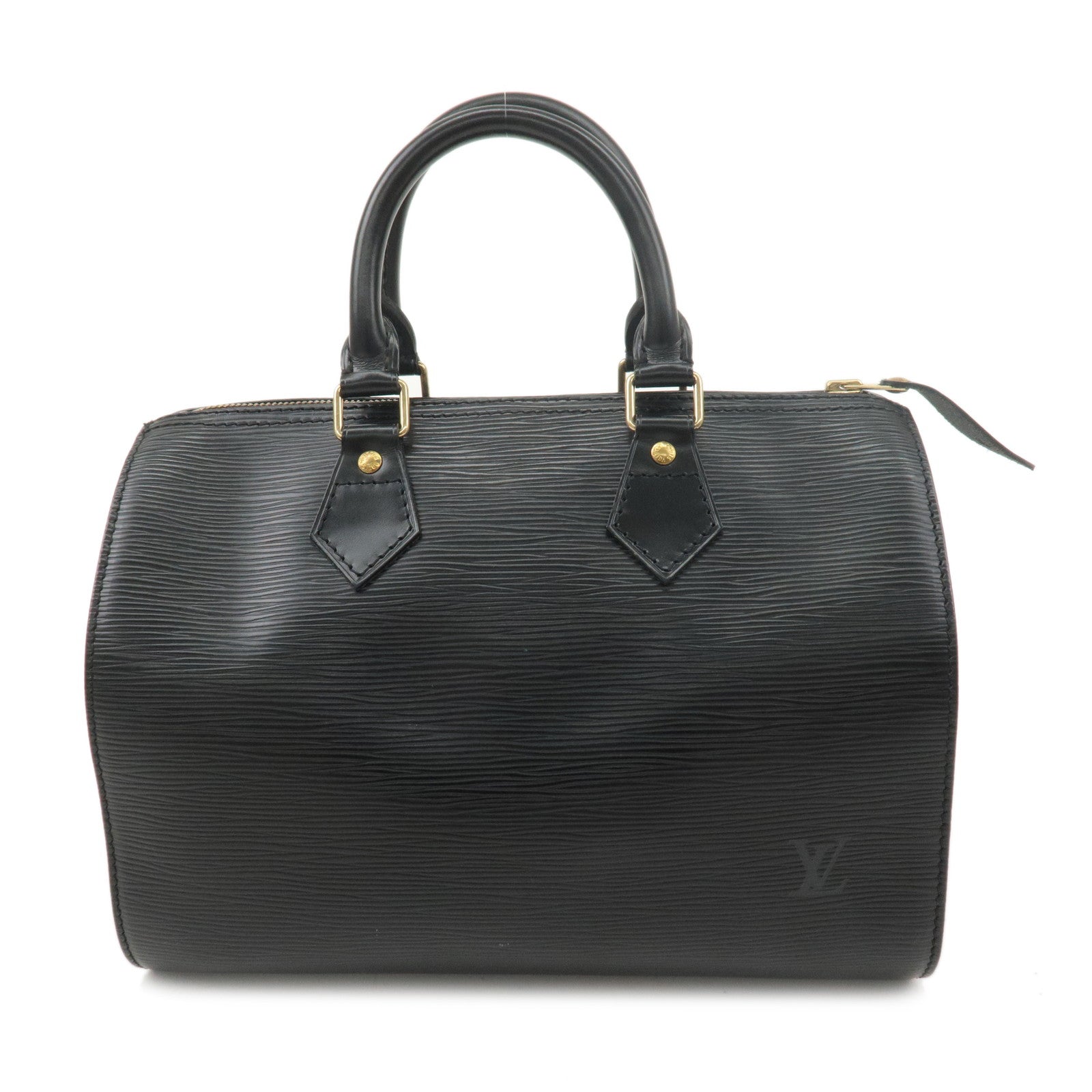 Louis Vuitton Epi Speedy 25 Boston Bag Hand Bag Noir Black M43012