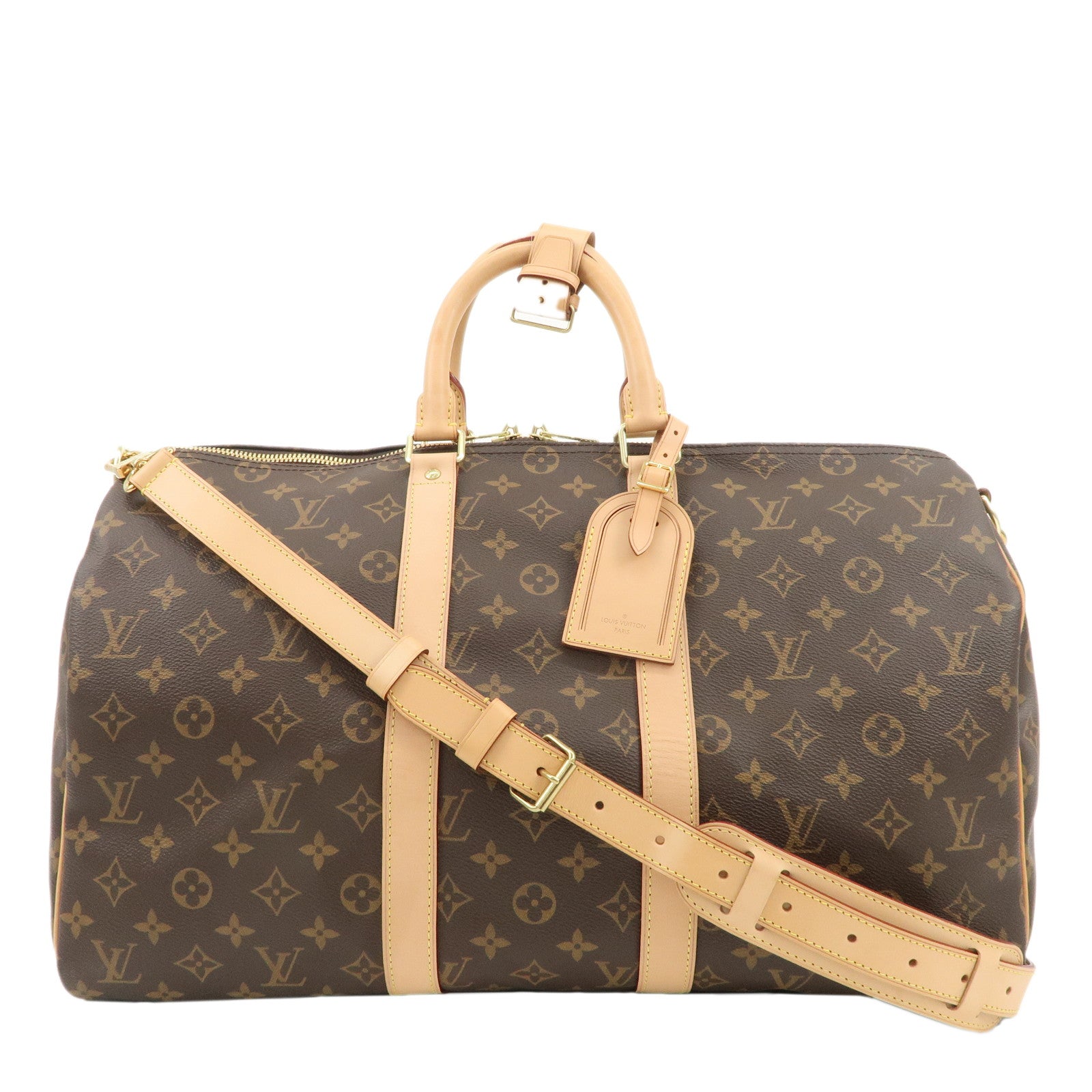 Louis-Vuitton-Monogram-Keep-All-Bandouliere-45-Boston-Bag-M41418