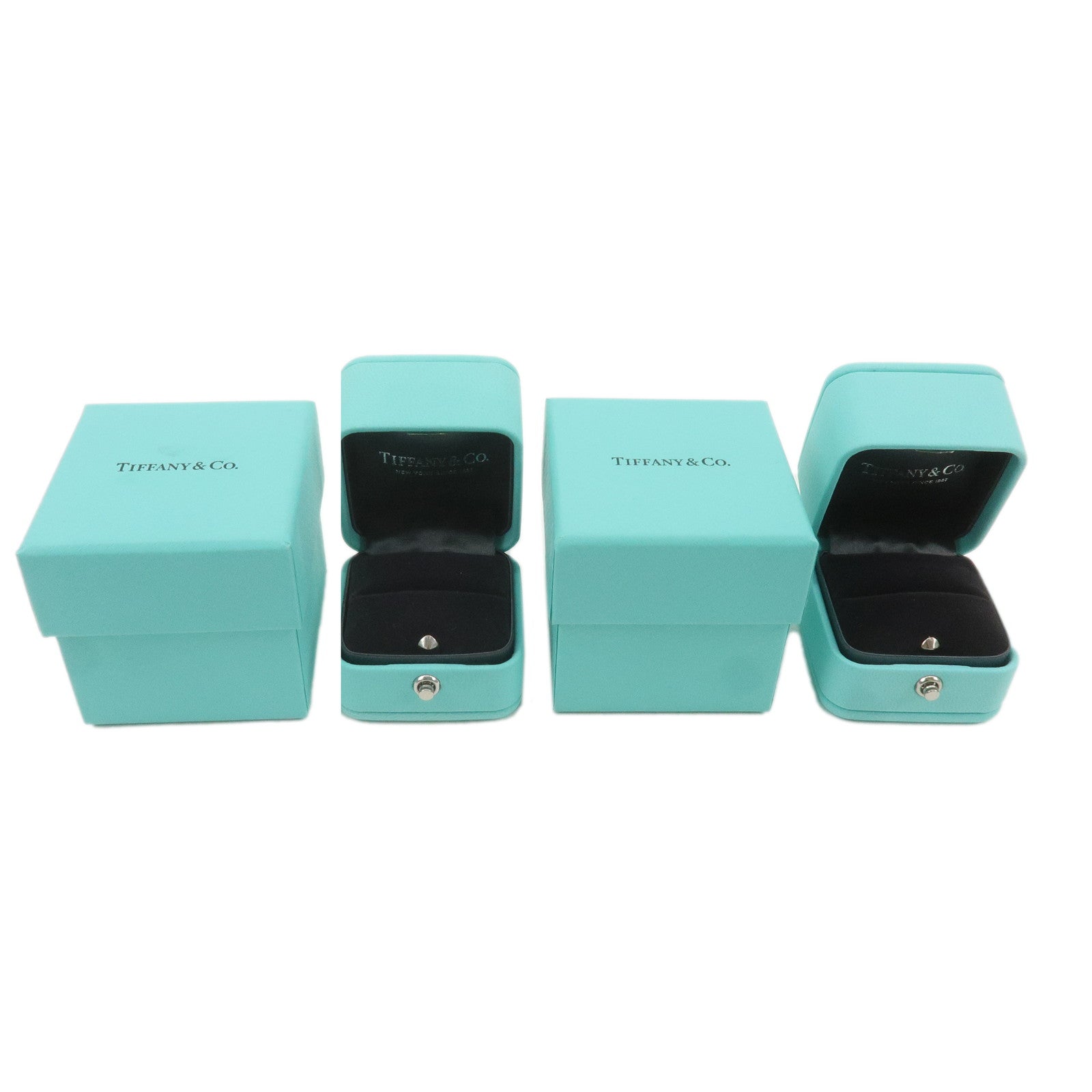 Tiffany&Co.-Set-of-2-Jewelry-Box-For-Ring-Tiffany-Blue