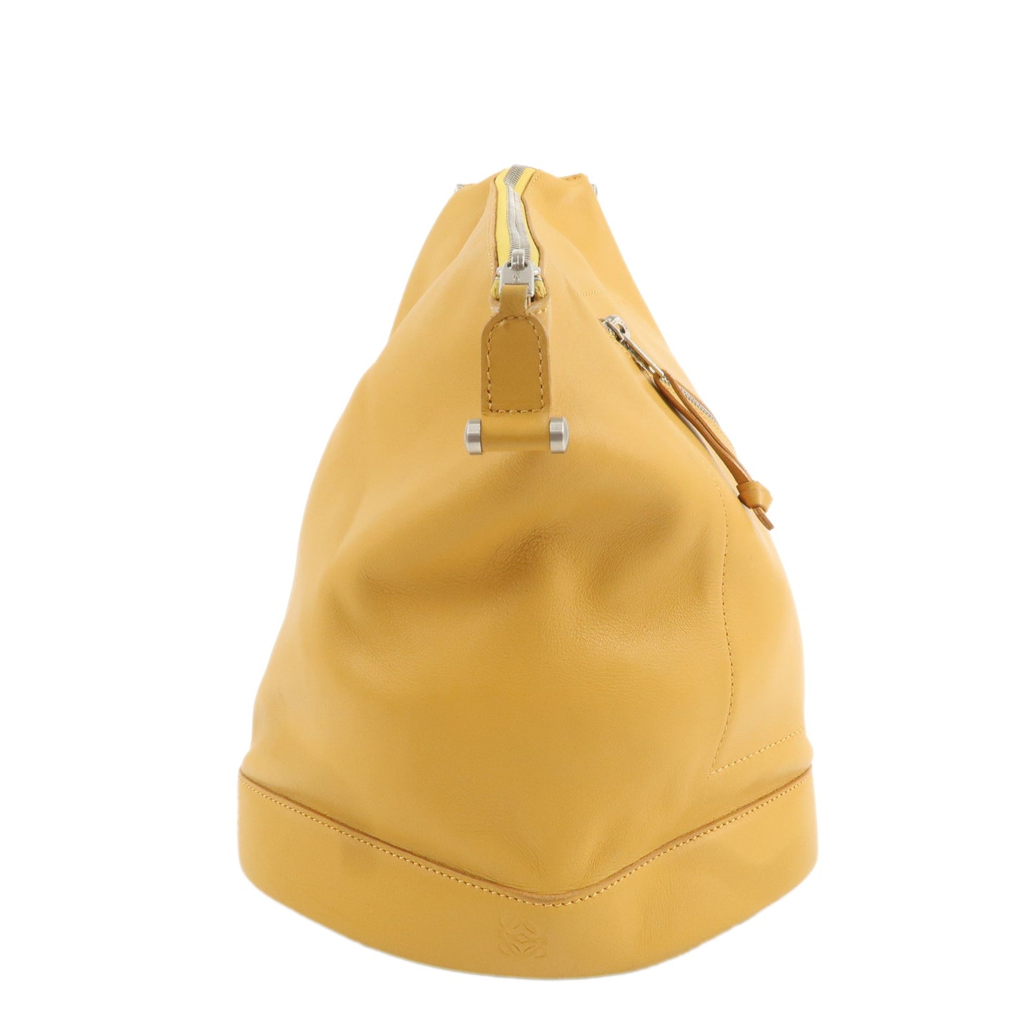 LOEWE-Leather-Anton-Backpack-Rucksack-Bag-Shoulder-Bag-Yellow