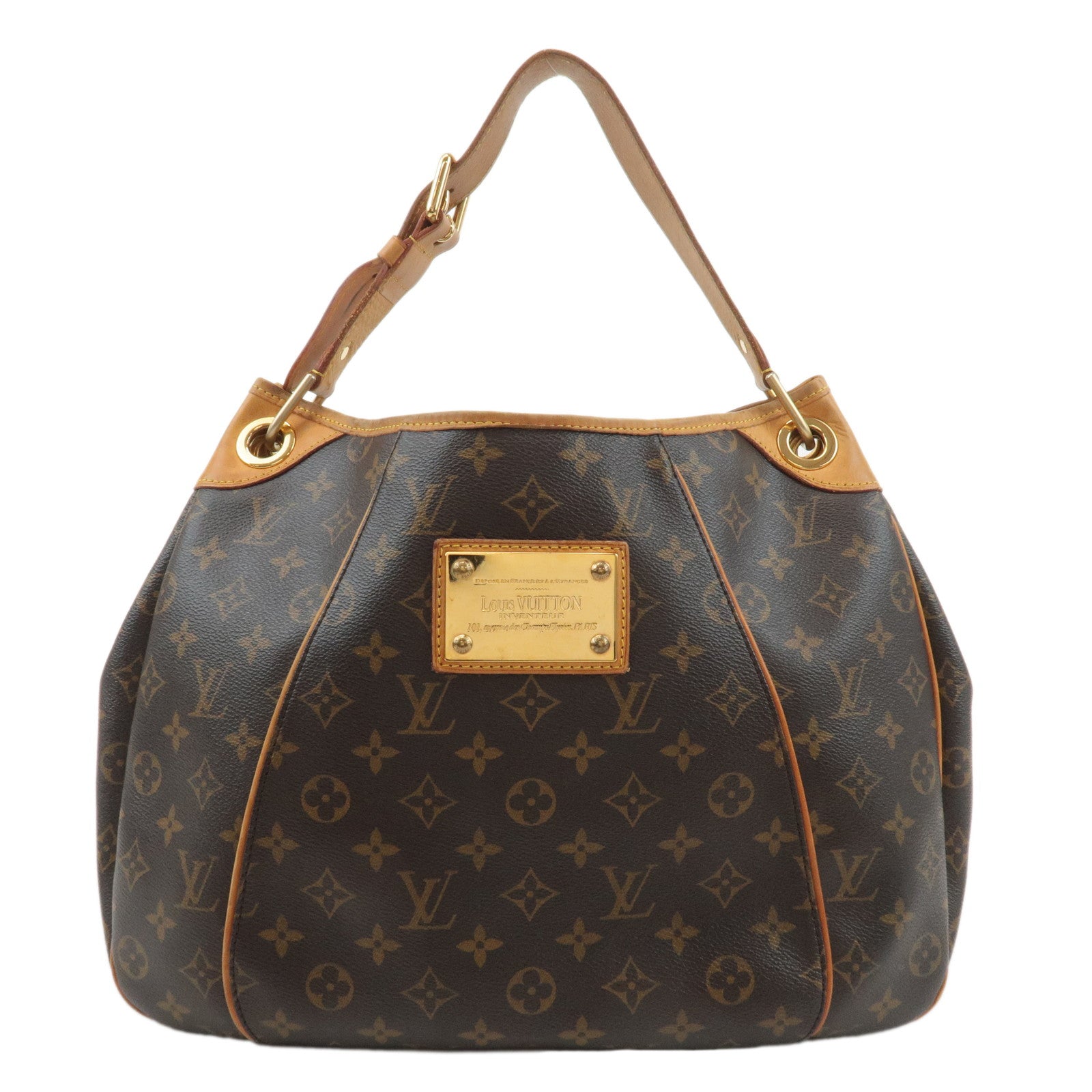 Louis Vuitton Monogram Galliera PM Shoulder Bag Brown M56382