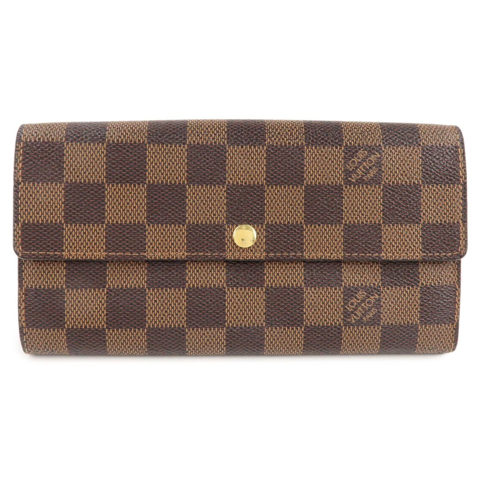 Louis-Vuitton-Damier-Porte-Monnaie-Credit-Long-Wallet-N61725