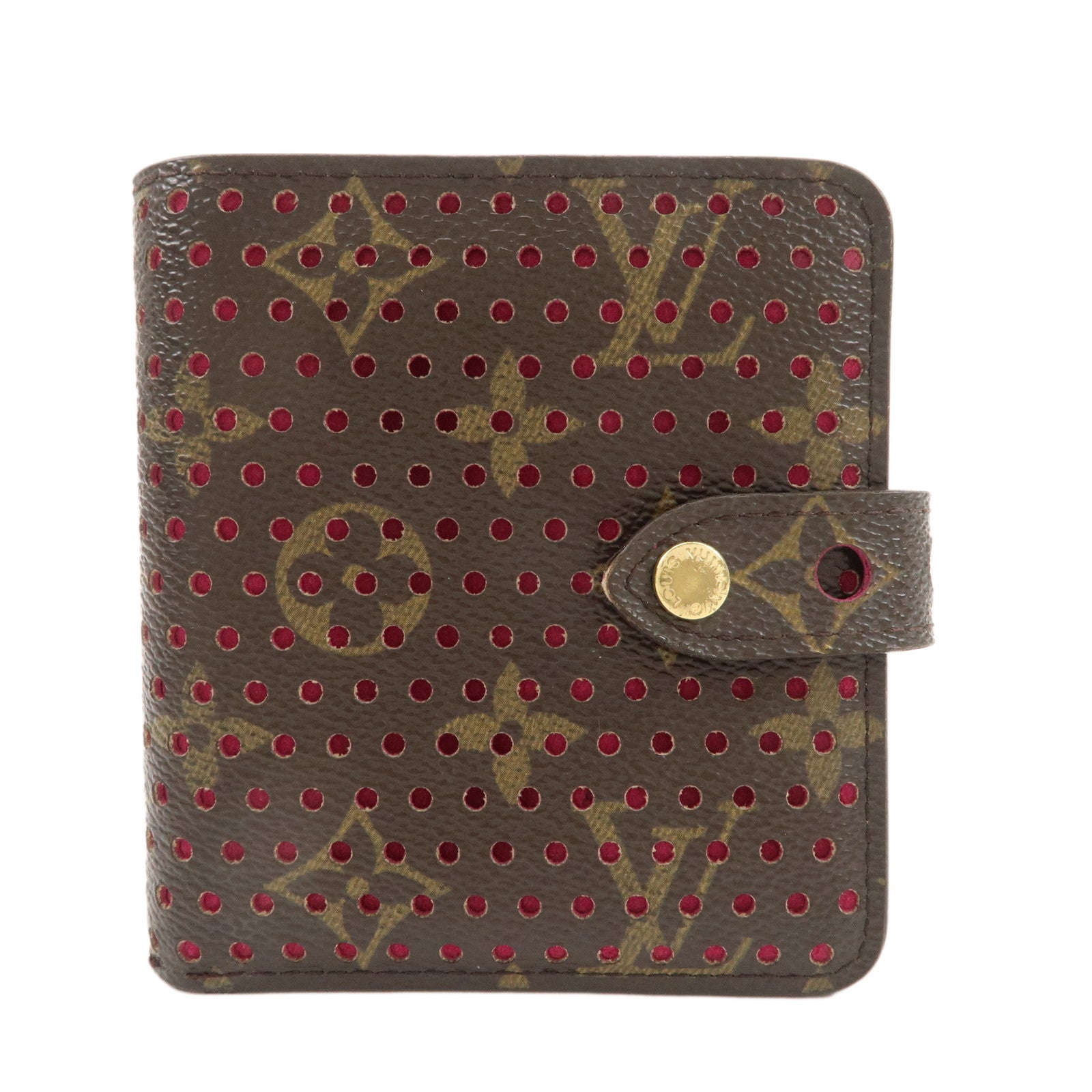 Louis-Vuitton-Monogram-Perfor-Compact-Zip-Wallet-Fuchsia-M95188