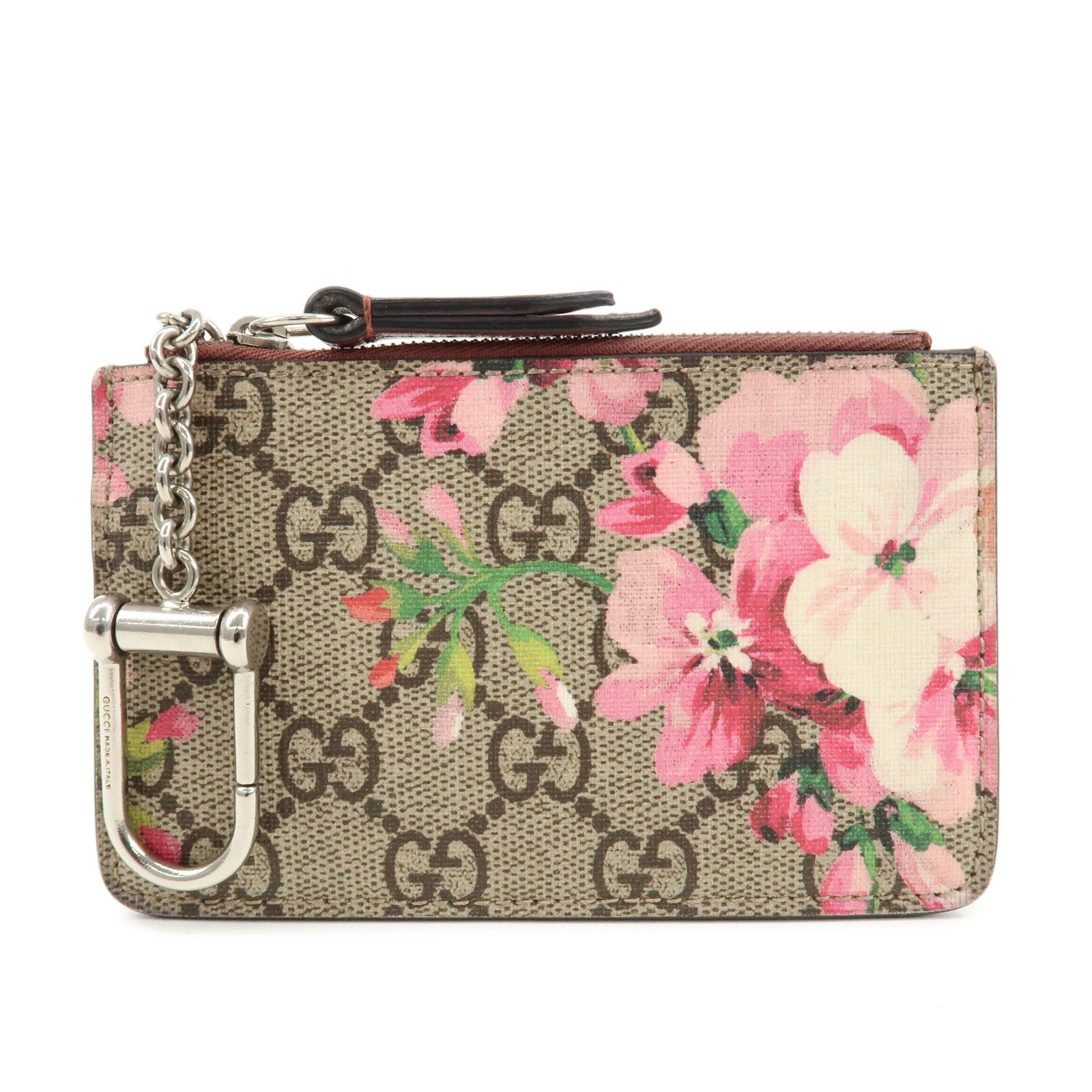 GUCCI-GG-Blooms-GG-Supreme-Coin-Case-Card-Case-Beige-Pink-421311