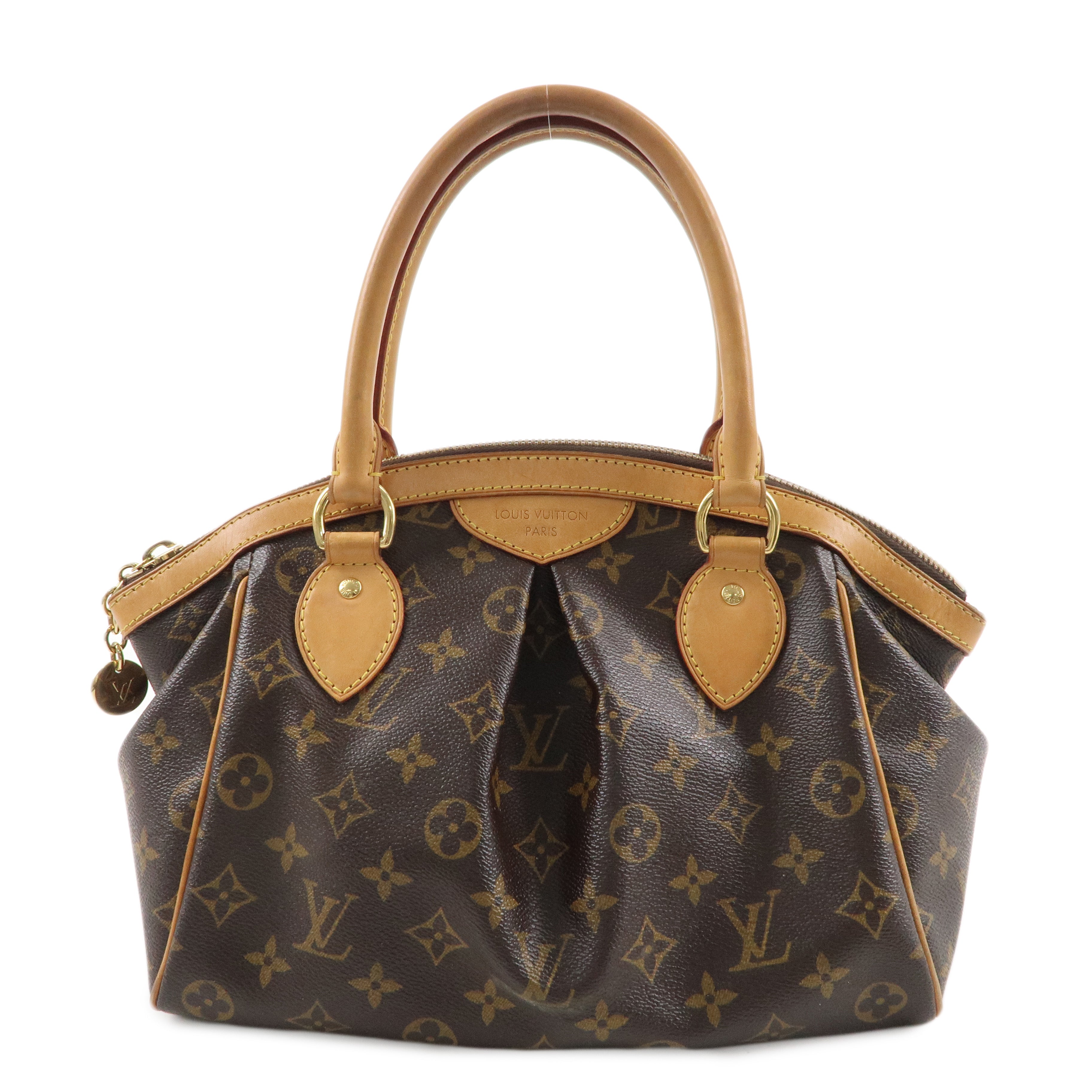 Louis Vuitton Monogram Tivoli PM Hand Bag Brown M40143