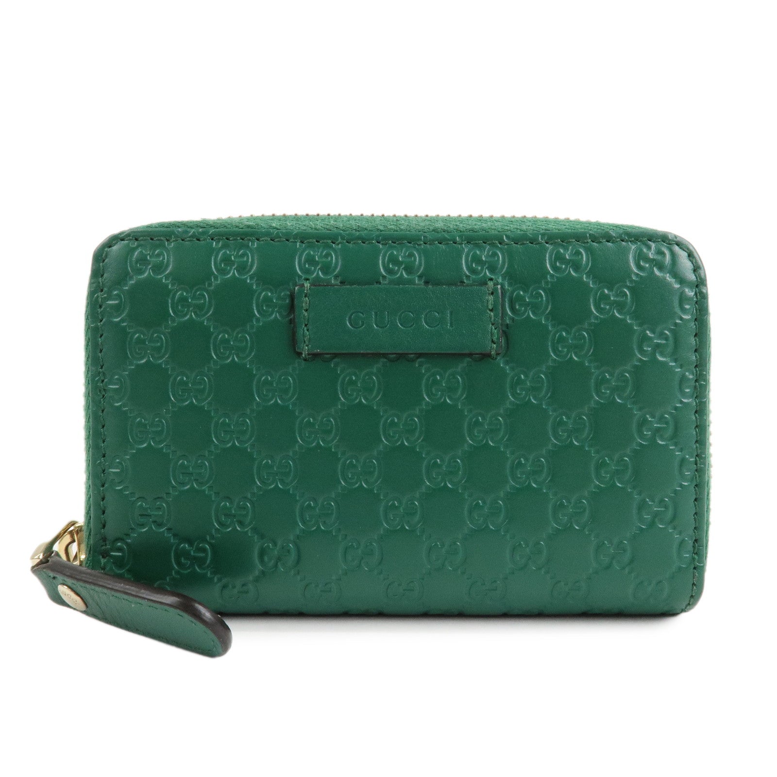 GUCCI-Micro-Guccisima-Leather-Round-Zipper-Coin-Case-544249