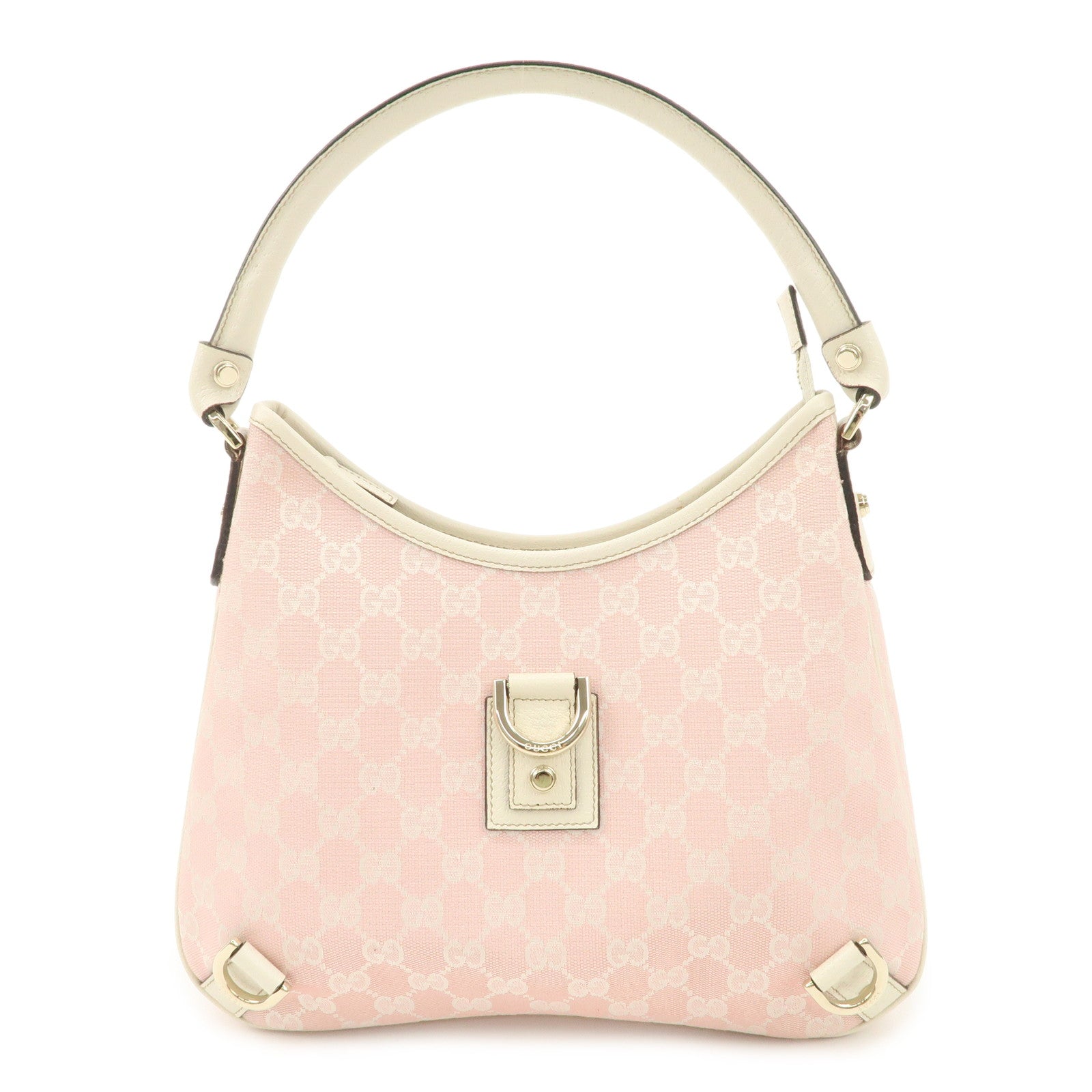 GUCCI-Abbey-GG-Canvas-Leather-Shoulder-Bag-Ivory-Pink-130738