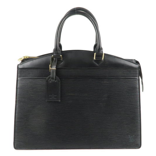 Louis-Vuitton-Epi-Leather-Riviera-Hand-Bag-Noir-Black-M48182
