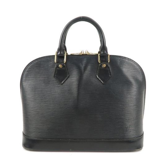 Louis-Vuitton-Epi-Leather-Alma-Hand-Bag-Noir-Black-M52142