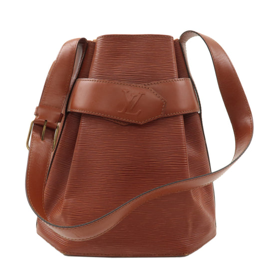 Louis-Vuitton-Epi-Sac-D'epaule-PM-Bucket-Bag-Kenya-Brown-M80203