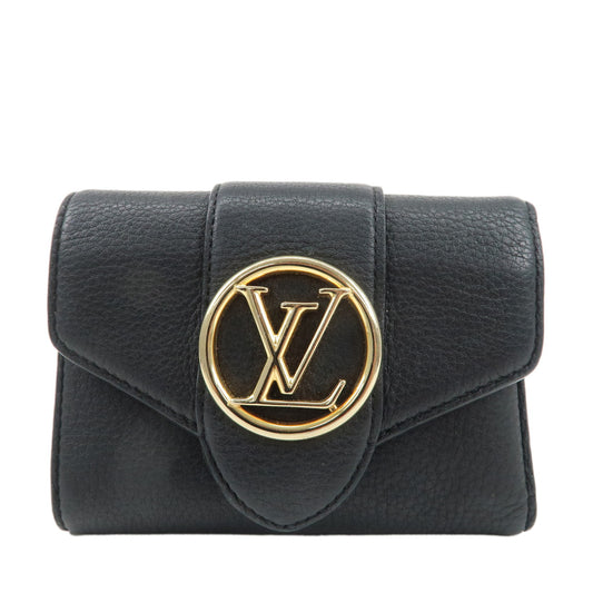 Louis-Vuitton-Portefeuil-Pont-Neuf-Wallet-Black-Ivory-M80300