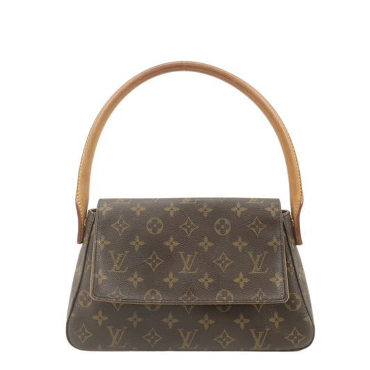 Louis-Vuitton-Monogram-Mini-Looping-Shoulder-Bag-Hand-Bag-M51147