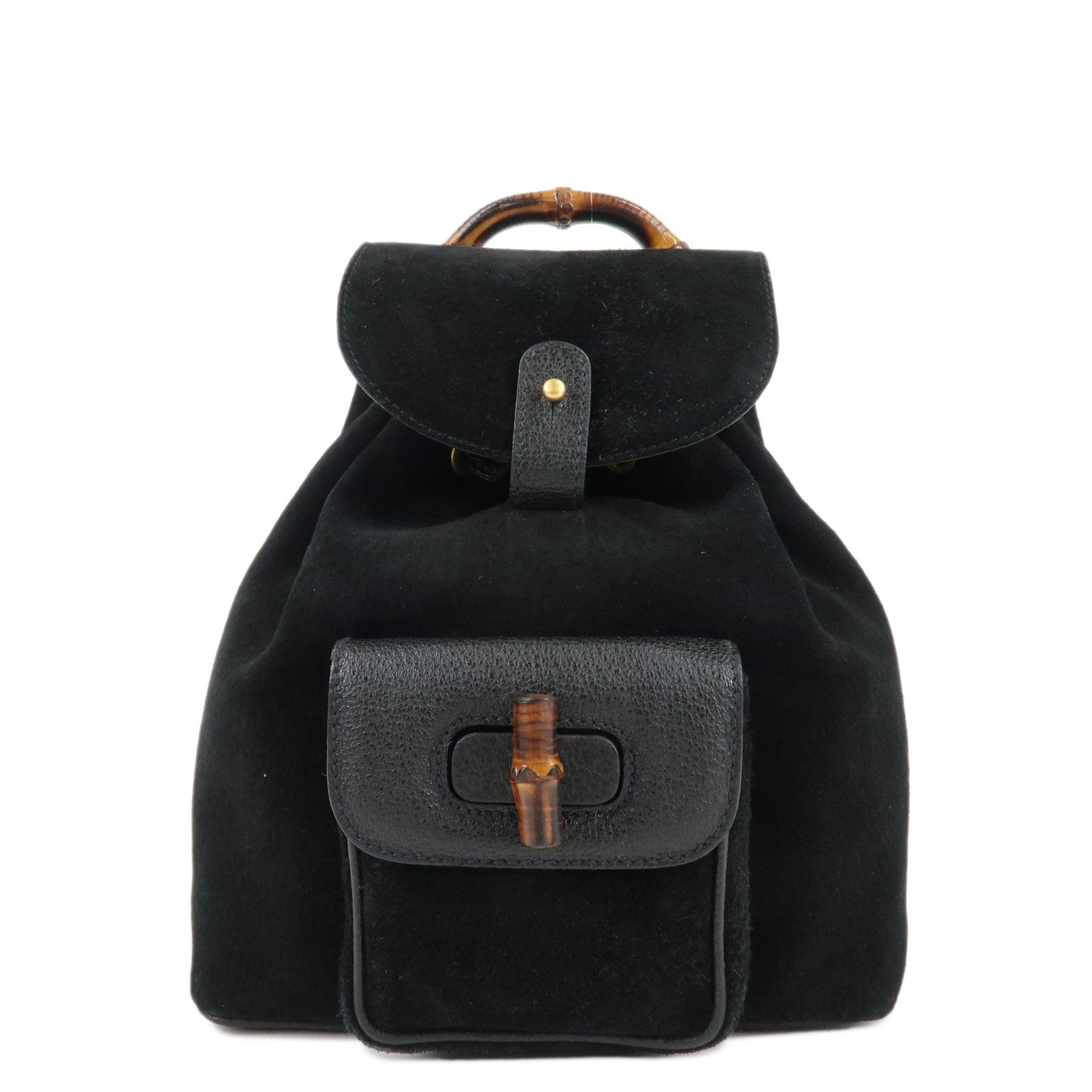 GUCCI-Bamboo-Suede-Leather-Mini-Backpack-Black-003.1705.0030