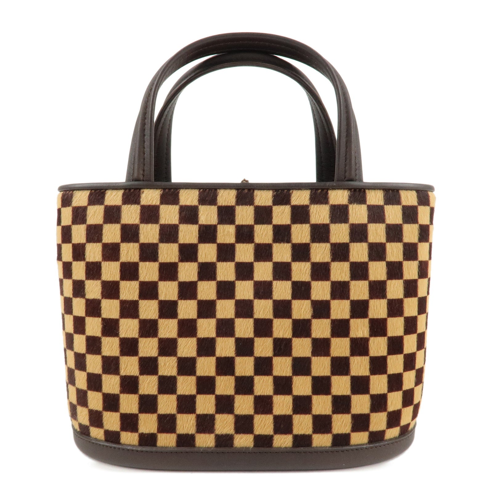 Louis-Vuitton-Damier-Sauvage-Impala-Hand-Bag-Beige-Brown-M92133