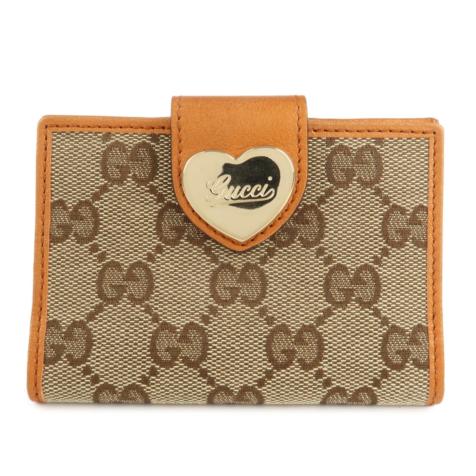 GUCCI-Lovely-Heart-GG-Canvas-Leather-Bifold-Card-Case-224261