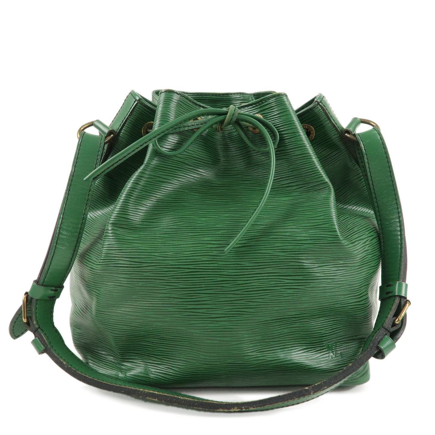 Louis-Vuitton-Epi-Petit-Noe-Leather-Shoulder-Bag-Green-M44104