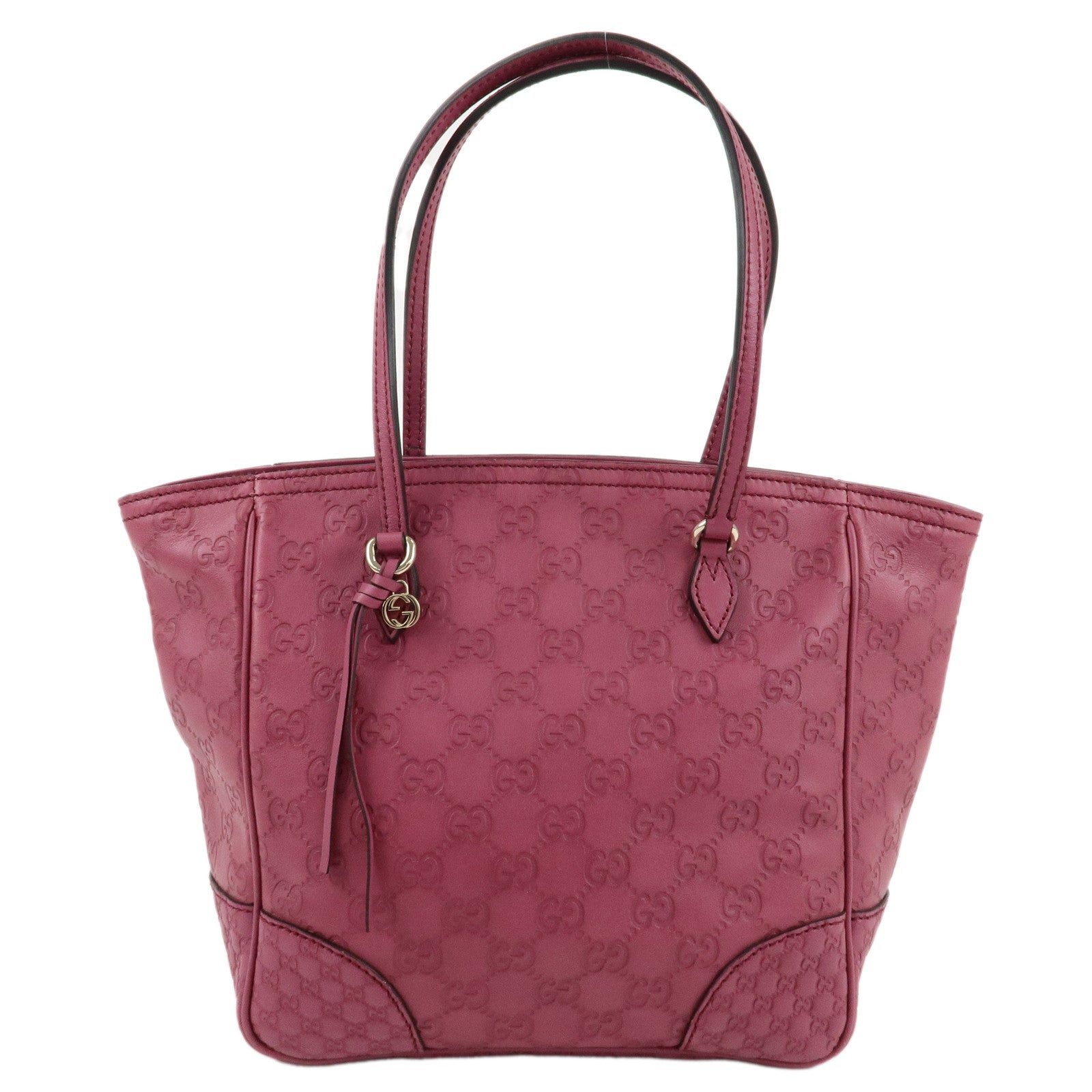 GUCCI-Bree-Guccissima-Leather-Tote-Bag-ShoulderBag-Bordeaux-353119