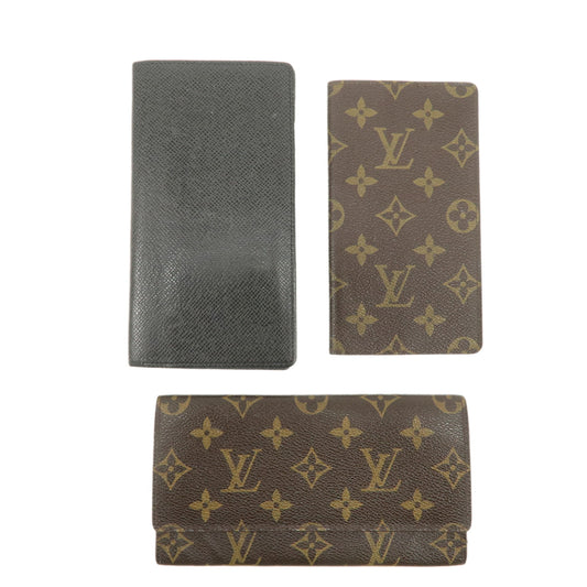 Louis-Vuitton-Set-of-3-Card-Case-Wallet-M33401-M56340-M61818