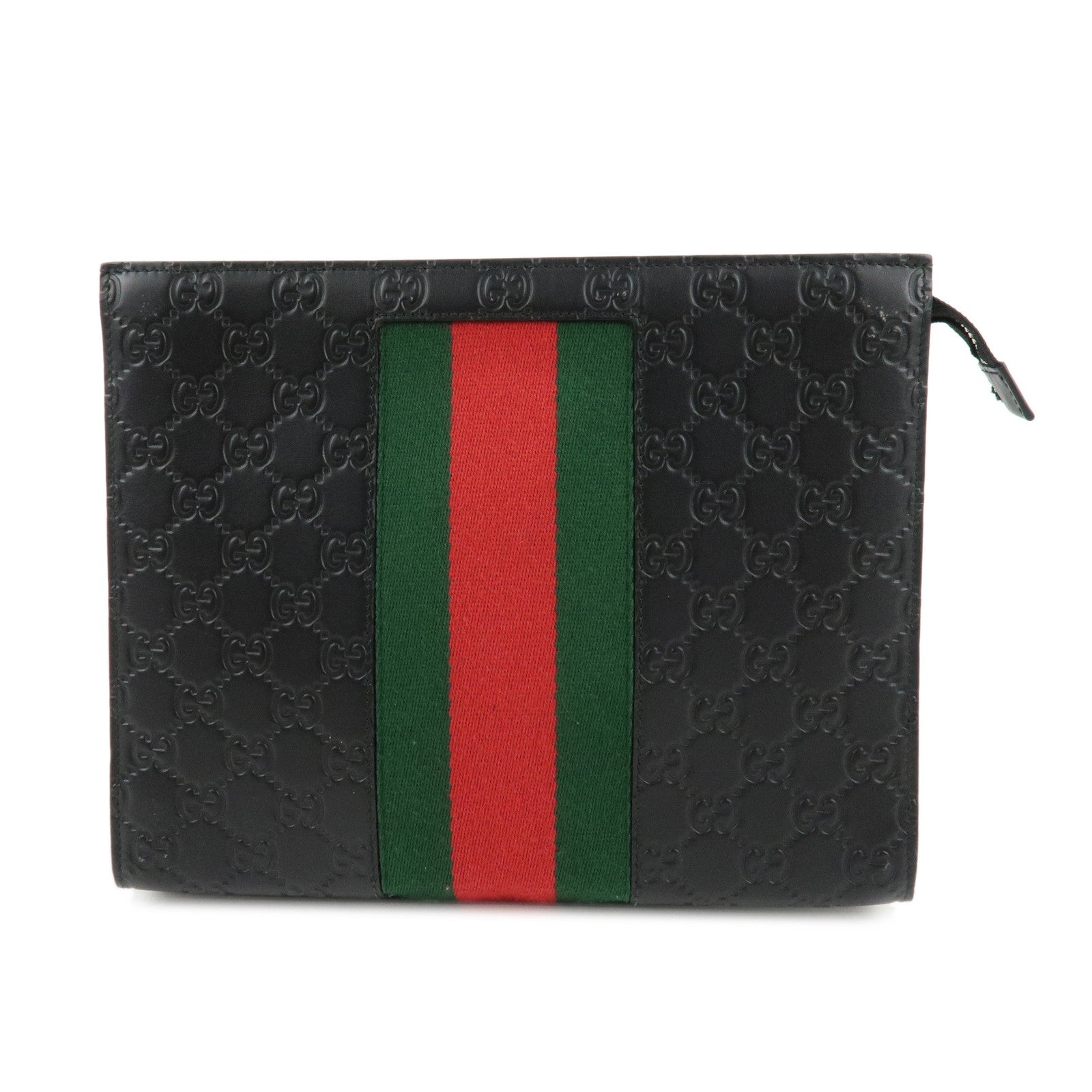 GUCCI-Guccissima-Sherry-Guccissima-Leather-Clutch-Bag-475316