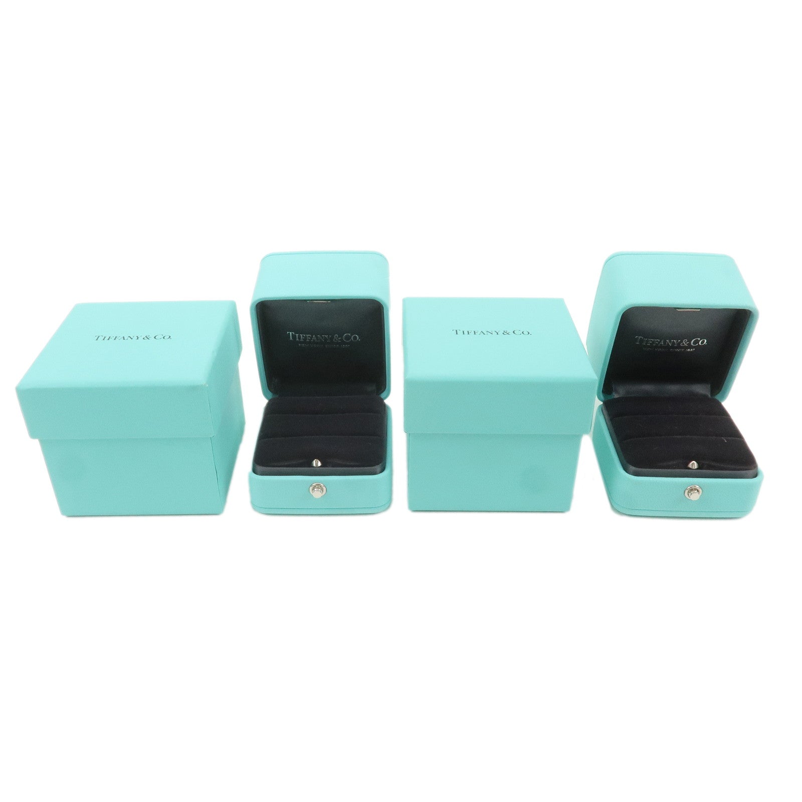 Tiffany&Co.-Set-of-2-Jewelry-Box-For-Pair-Rings-Tiffany-Blue