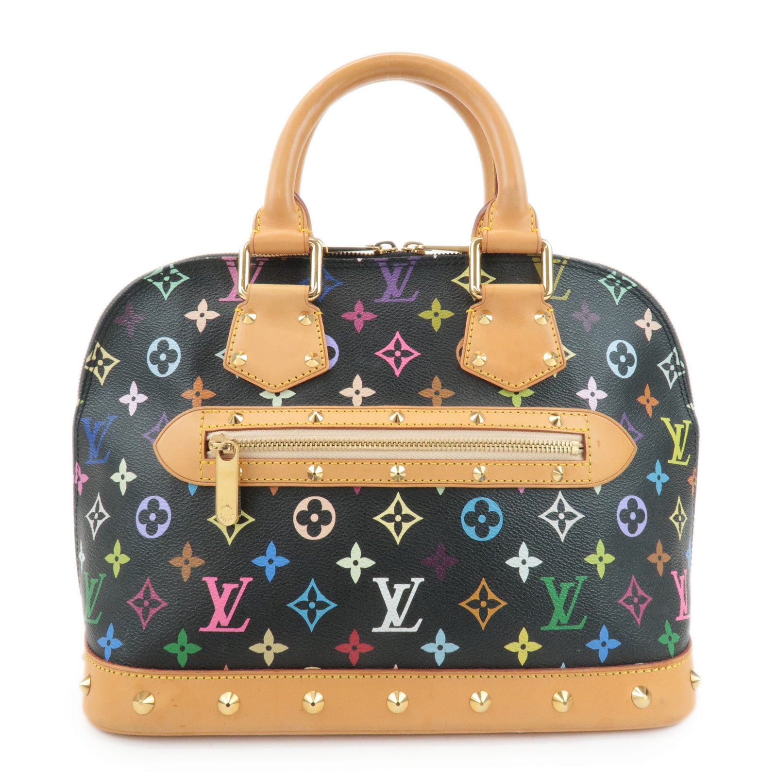 Louis-Vuitton-Monogram-Multicolor-Alma-Hand-Bag-Noir-M92646