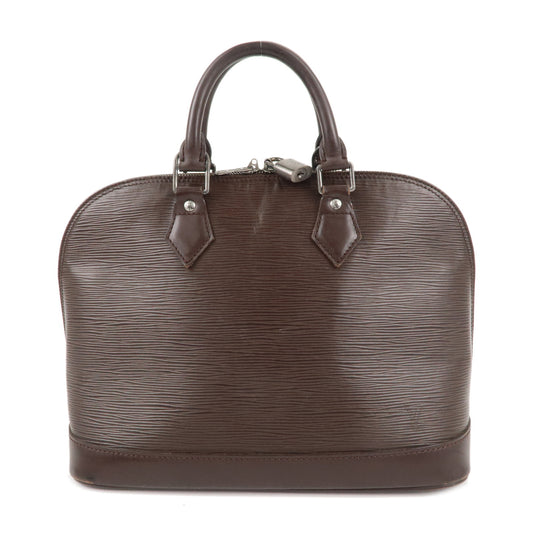 Louis-Vuitton-Epi-Leather-Alma-Hand-Bag-Mocha-Brown-M5214D