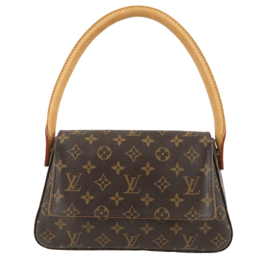 Louis-Vuitton-Monogram-Mini-Looping-Shoulder-Bag-Hand-Bag-M51147